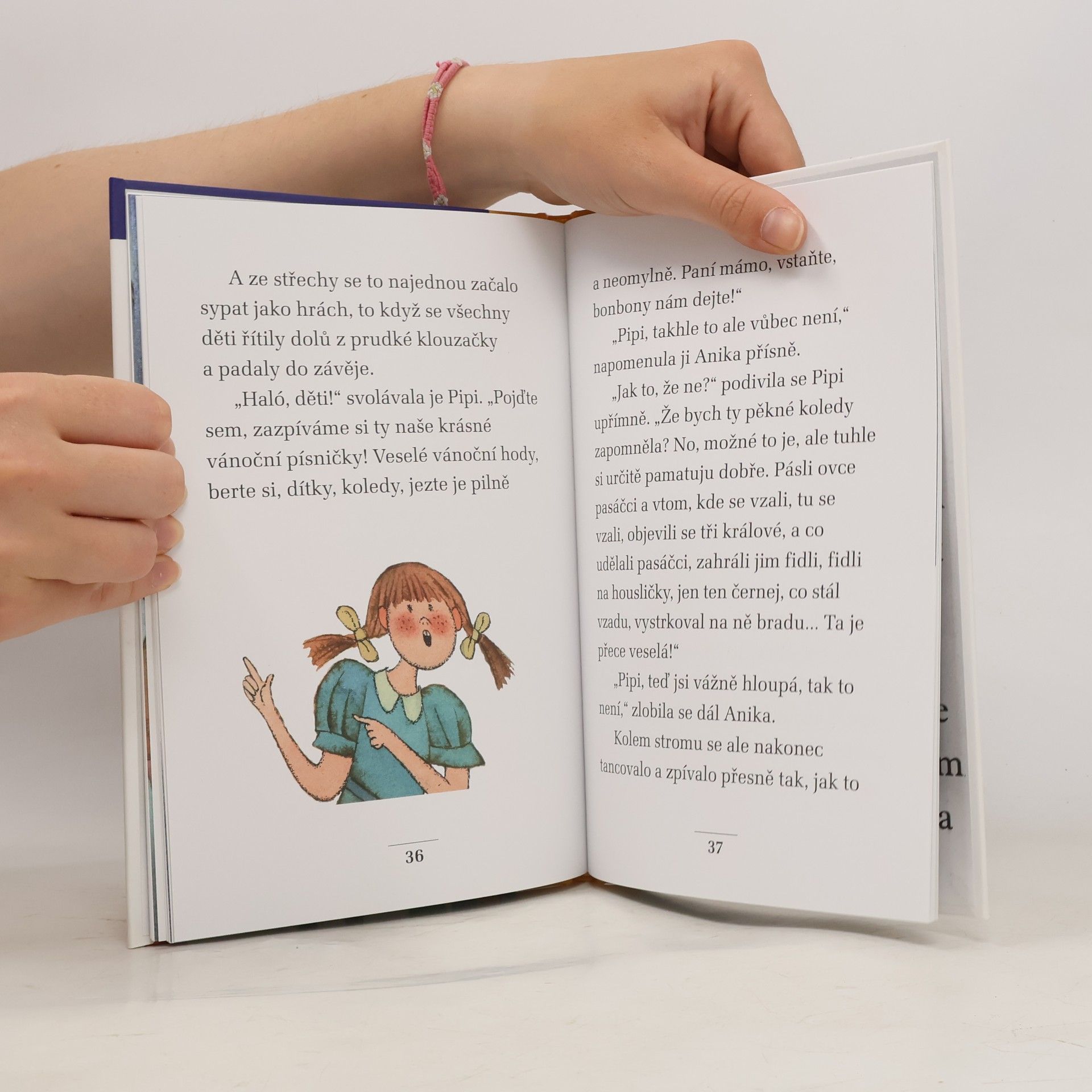 Astrid Lindgren Vánoční večírek Pipi Dlouhé punčochy