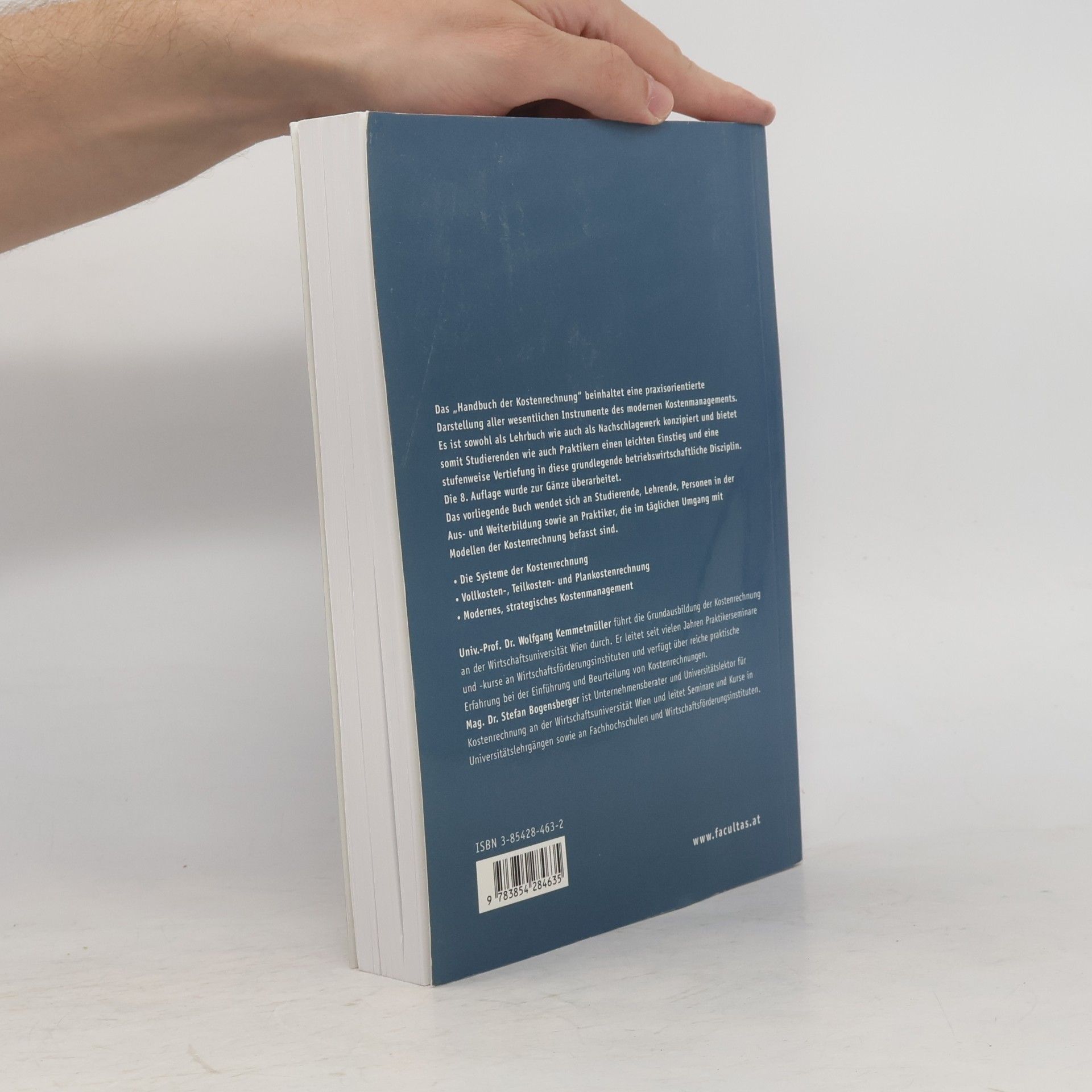 Wolfgang Kemmetmüller Handbuch der Kostenrechnung