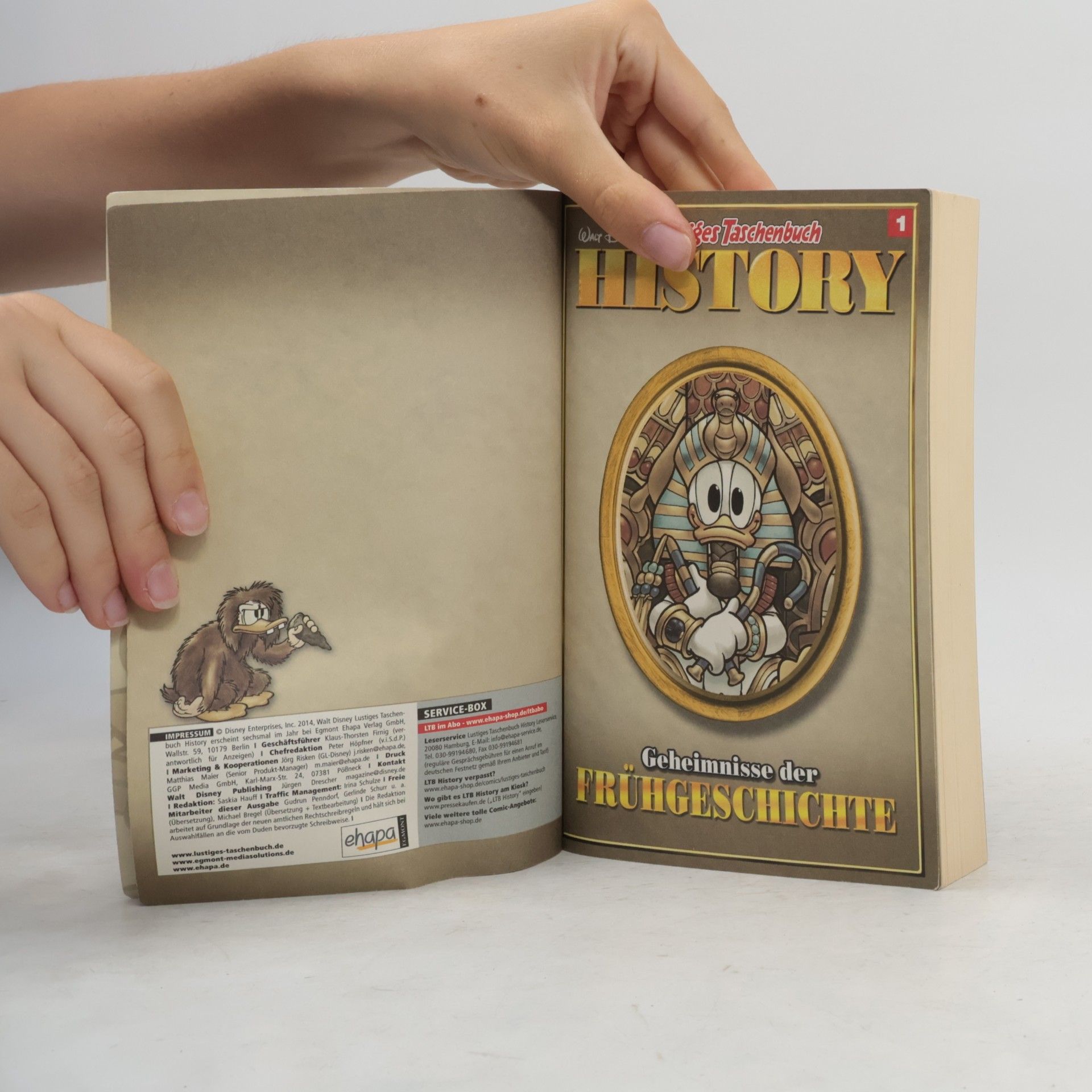 Walt Disney Lustiges Taschenbuch History 1. Geheimnisse der Frühgeschichte