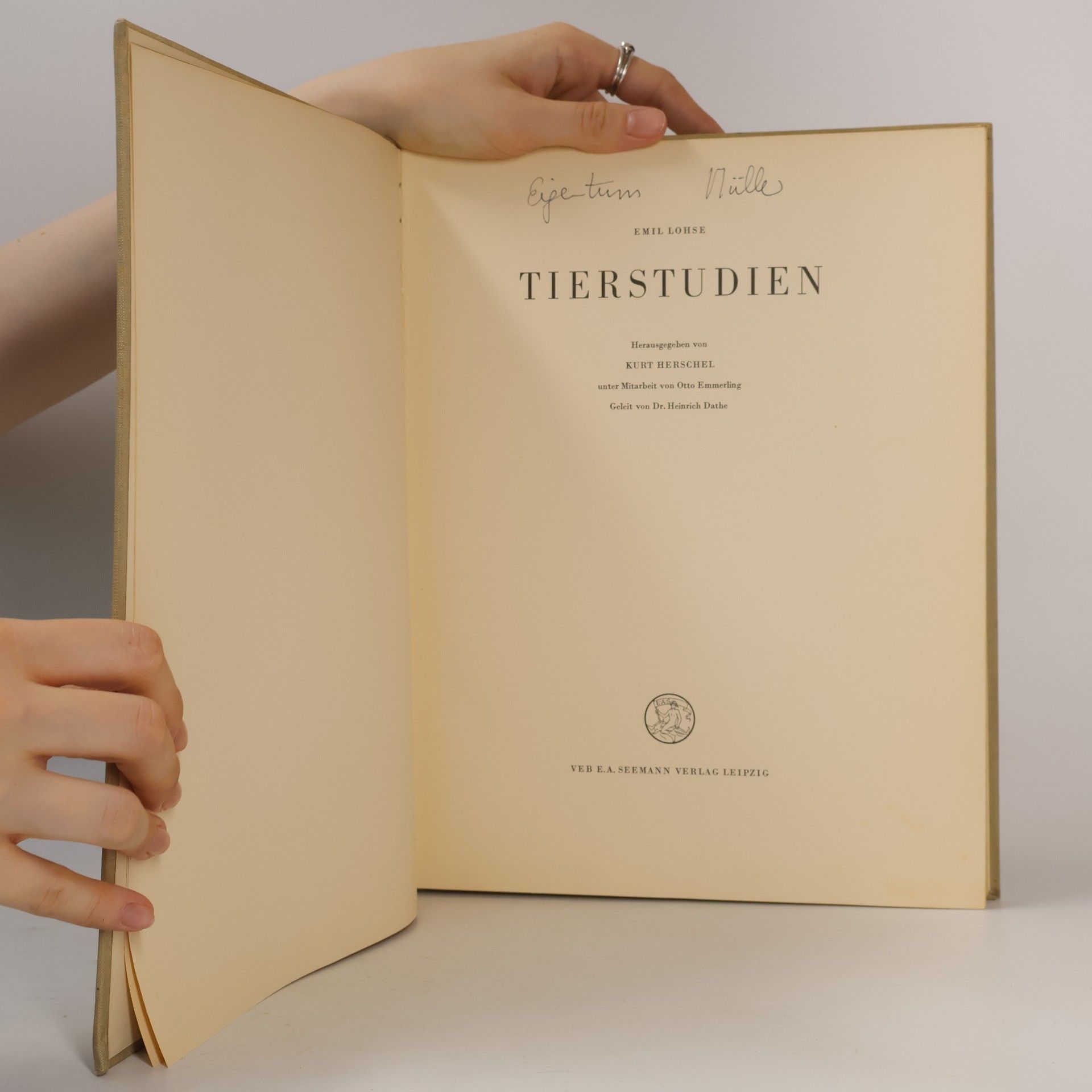 Emil Lohse Tierstudien