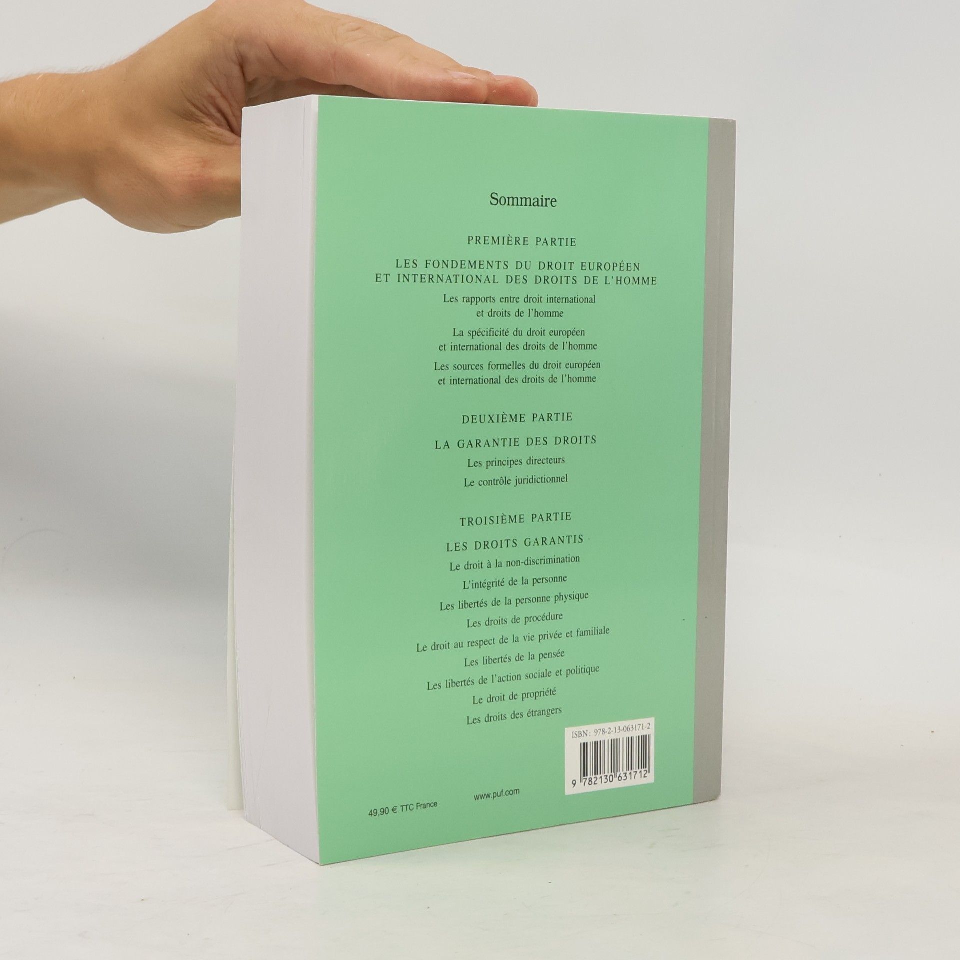 Frédéric Sudre Droit européen et international des droits de l'homme - 12e édition refondue