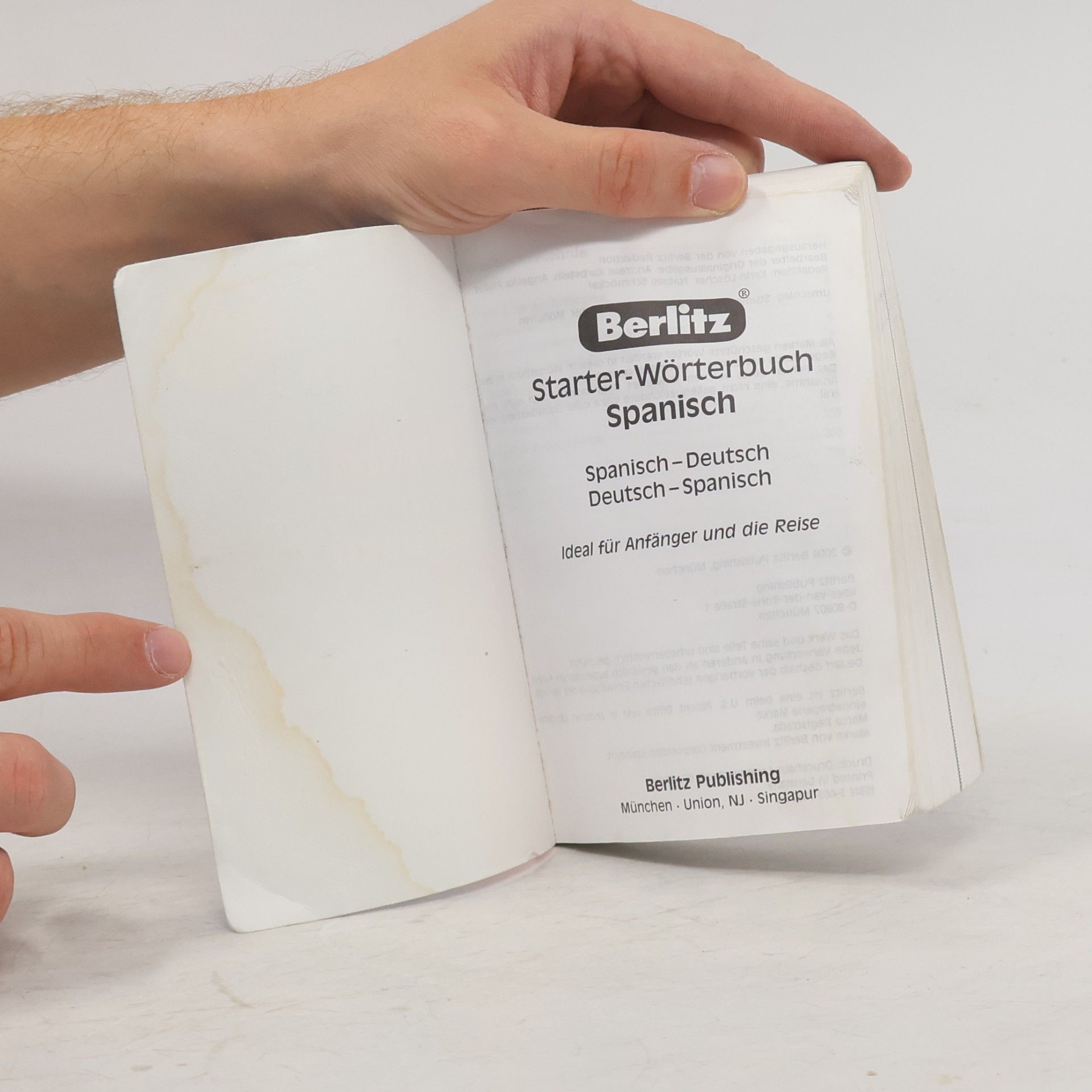 Berlitz Starter-Wörterbuch Spanisch