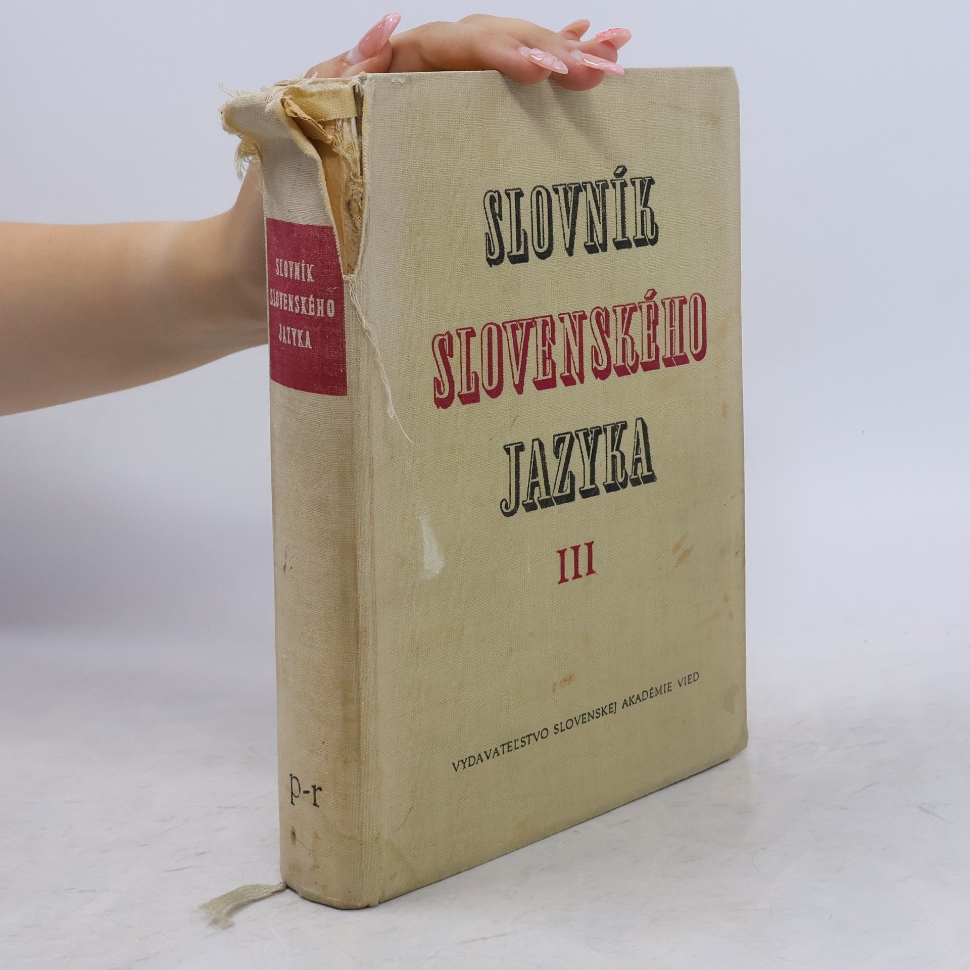 Autorenkollektiv Slovník slovenského jazyka III. P-R