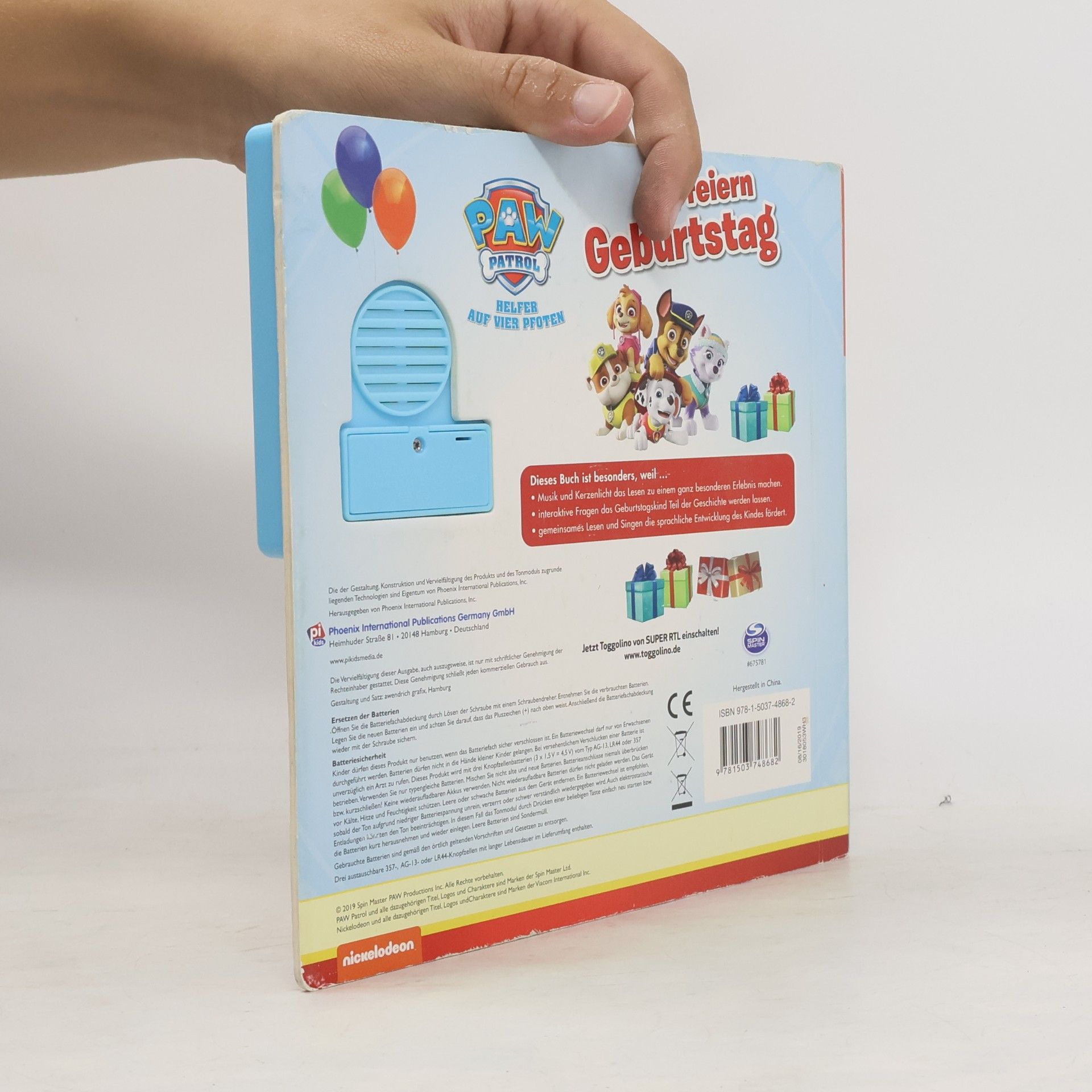 PAW Patrol, Helfer auf vier Pfoten - wir feiern Geburtstag