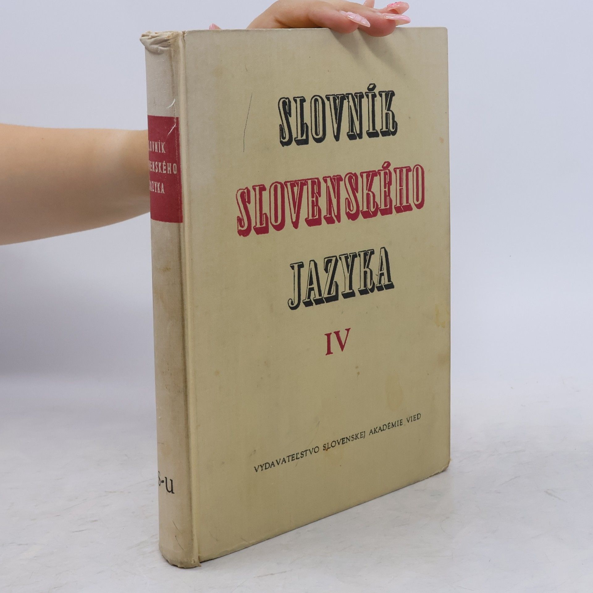 Autorenkollektiv Slovník slovenského jazyka IV. s-u