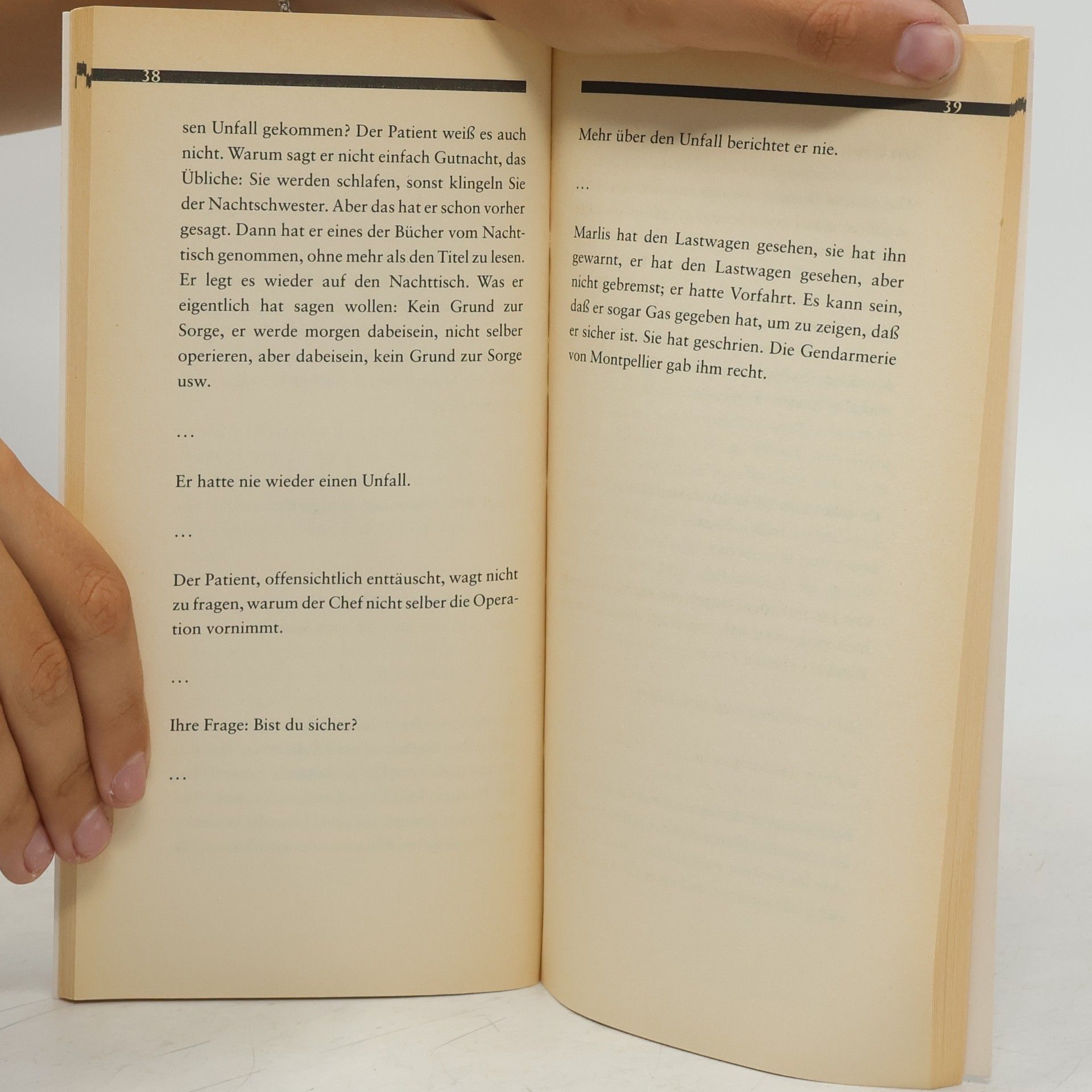 Max Frisch Skizze eines Unglücks