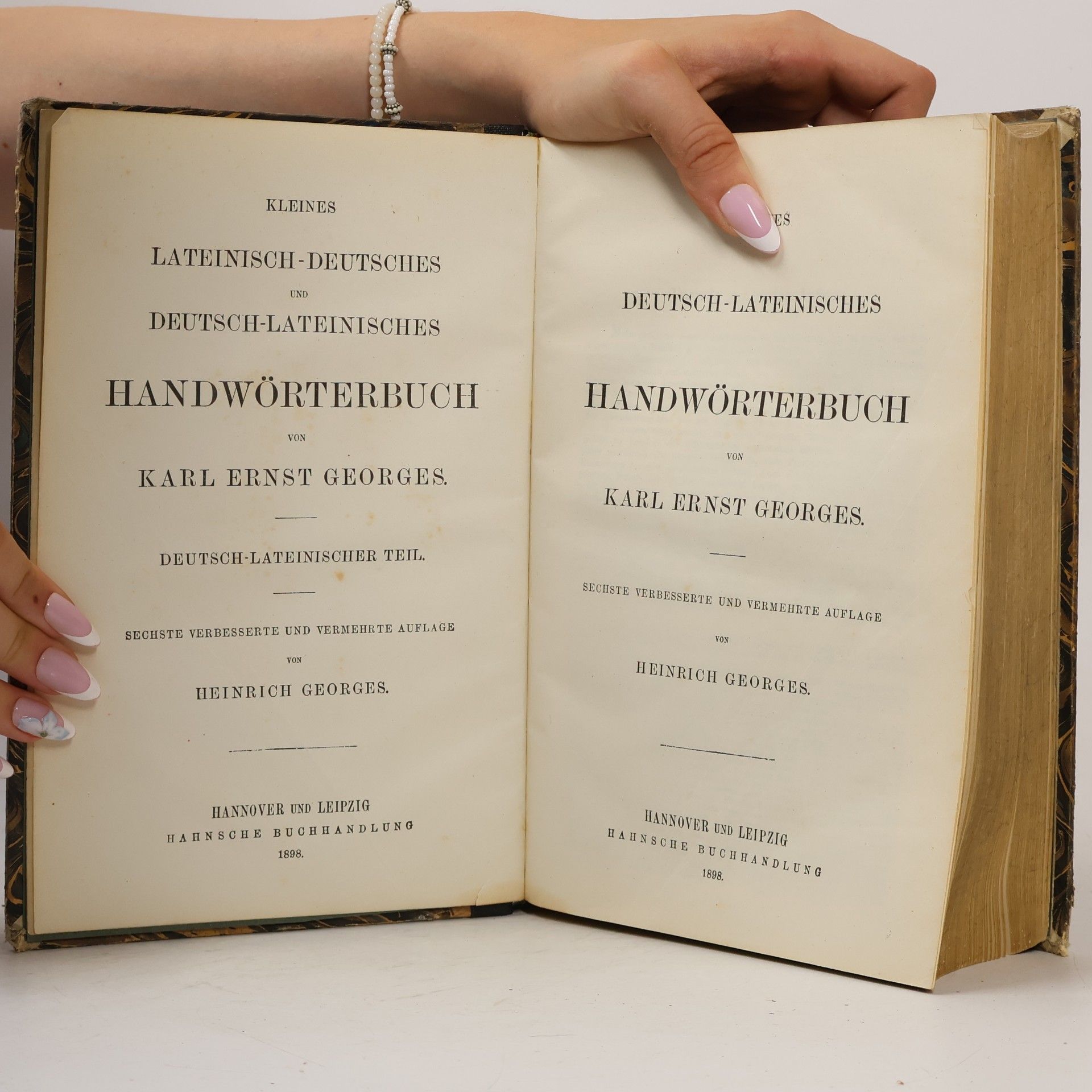 Karl Ernst Georges Kleines Deutsch-Lateinisches Handwörterbuch