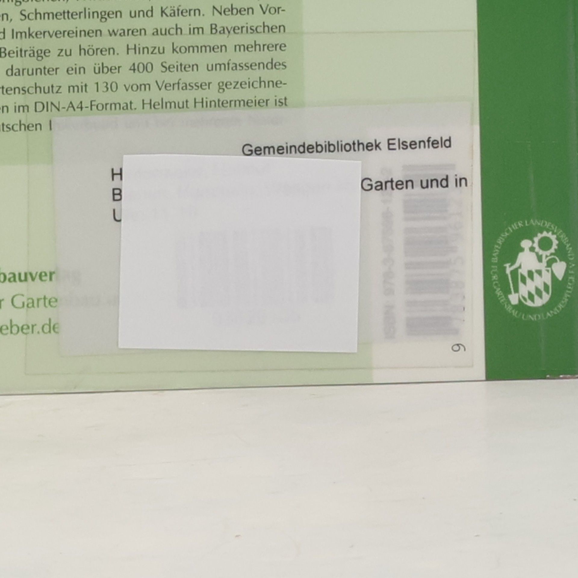 Helmut Hintermeier Bienen, Hummeln, Wespen im Garten und in der Landschaft