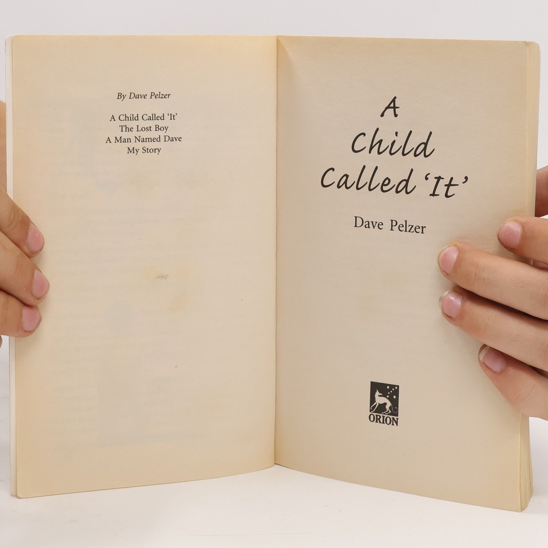 Dave Pelzer A Child Called 'It'