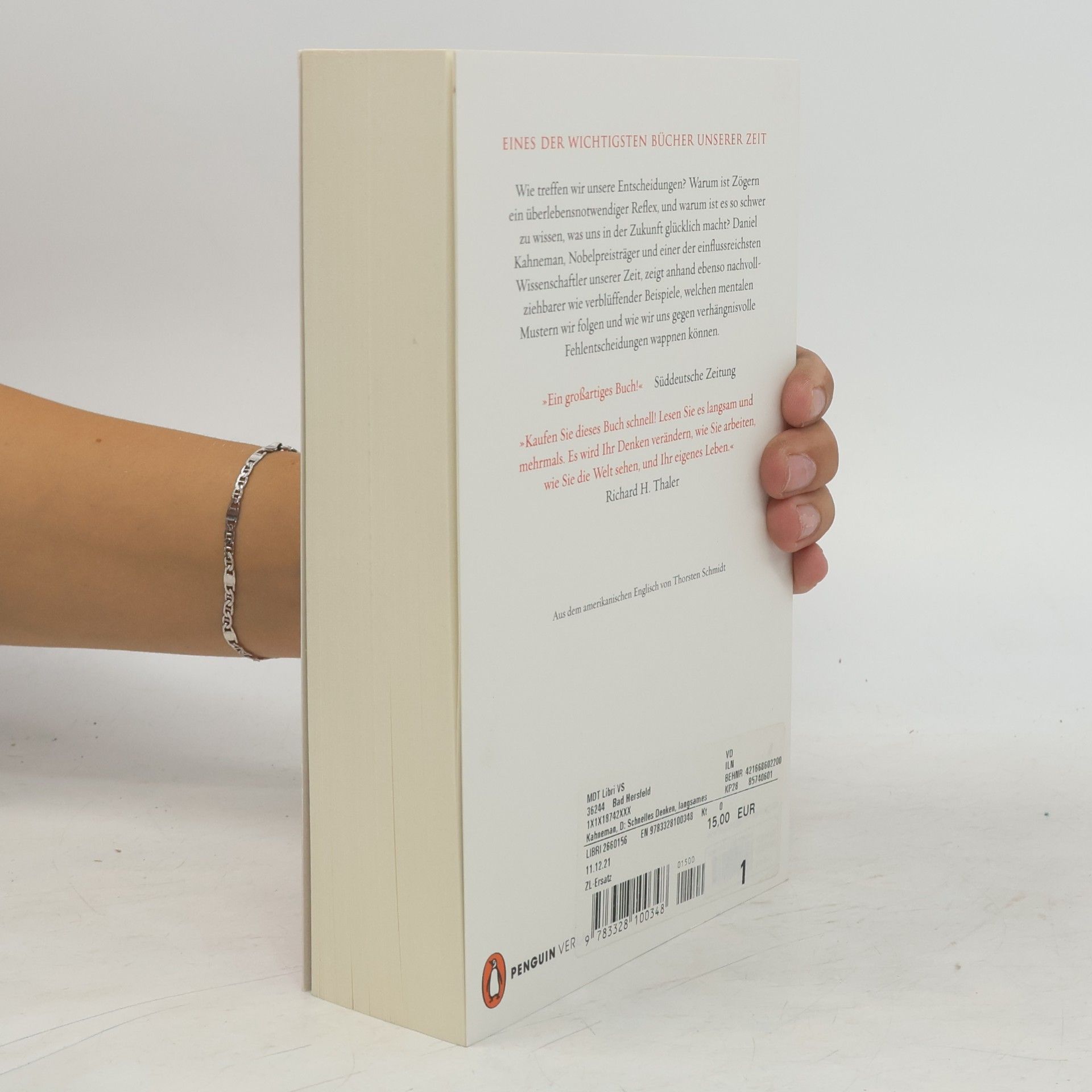 Daniel Kahneman Schnelles Denken, langsames Denken
