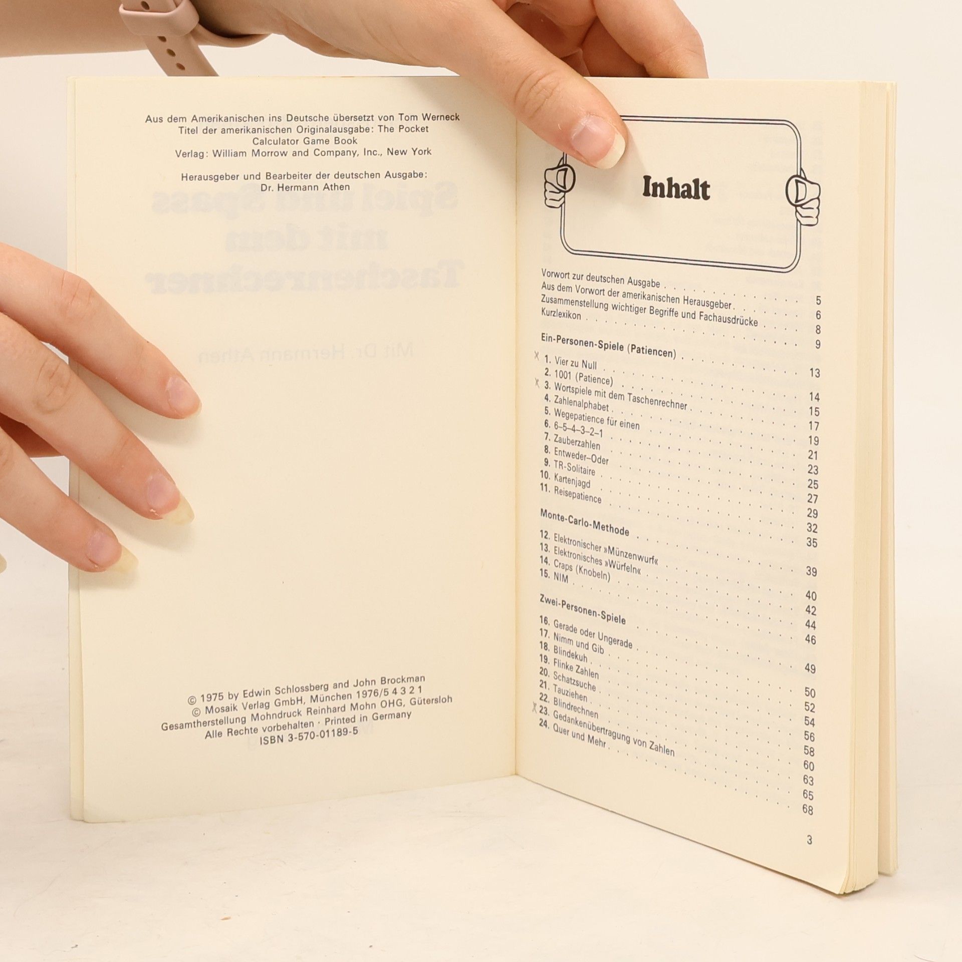 John Brockman Spiel und Spaß mit dem Taschenrechner