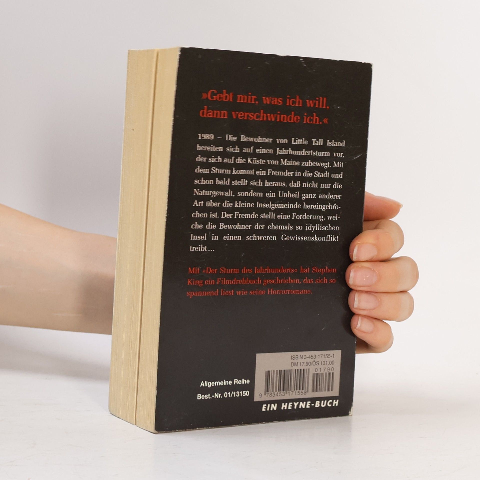 Stephen King Der Sturm des Jahrhunderts