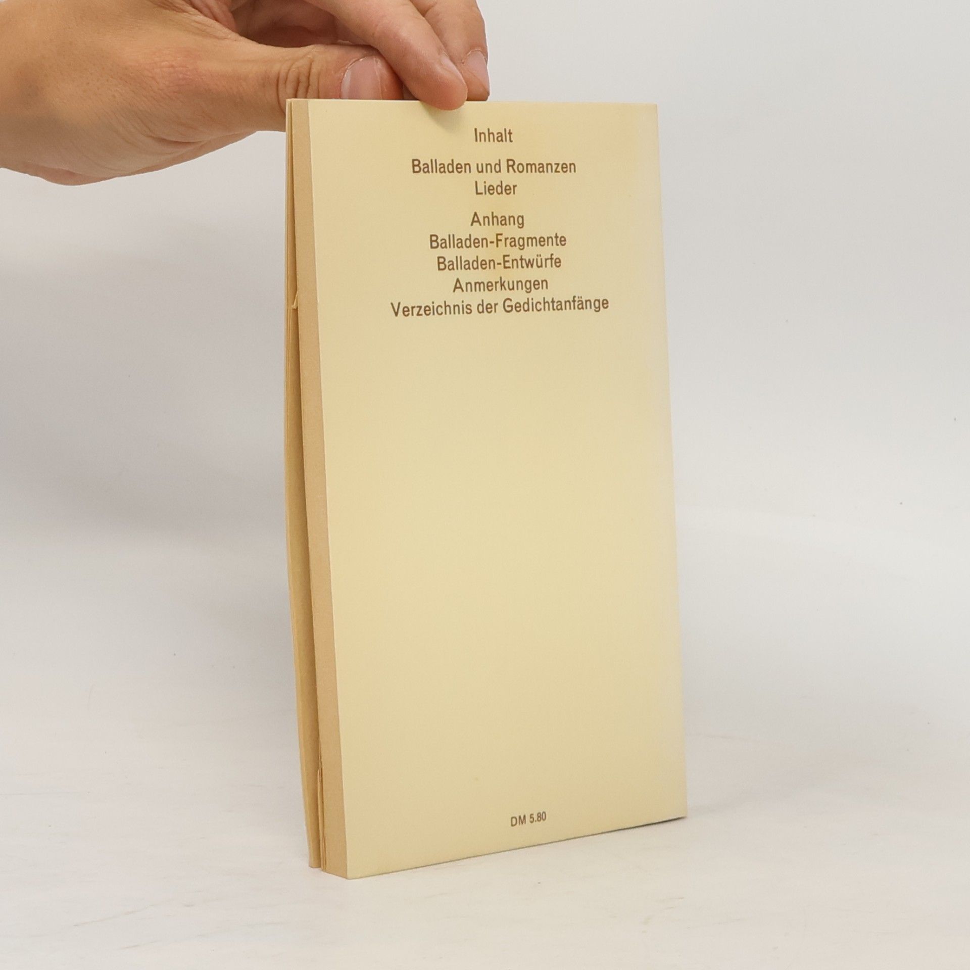 Friedrich Schiller Balladen Romanzen und Lieder