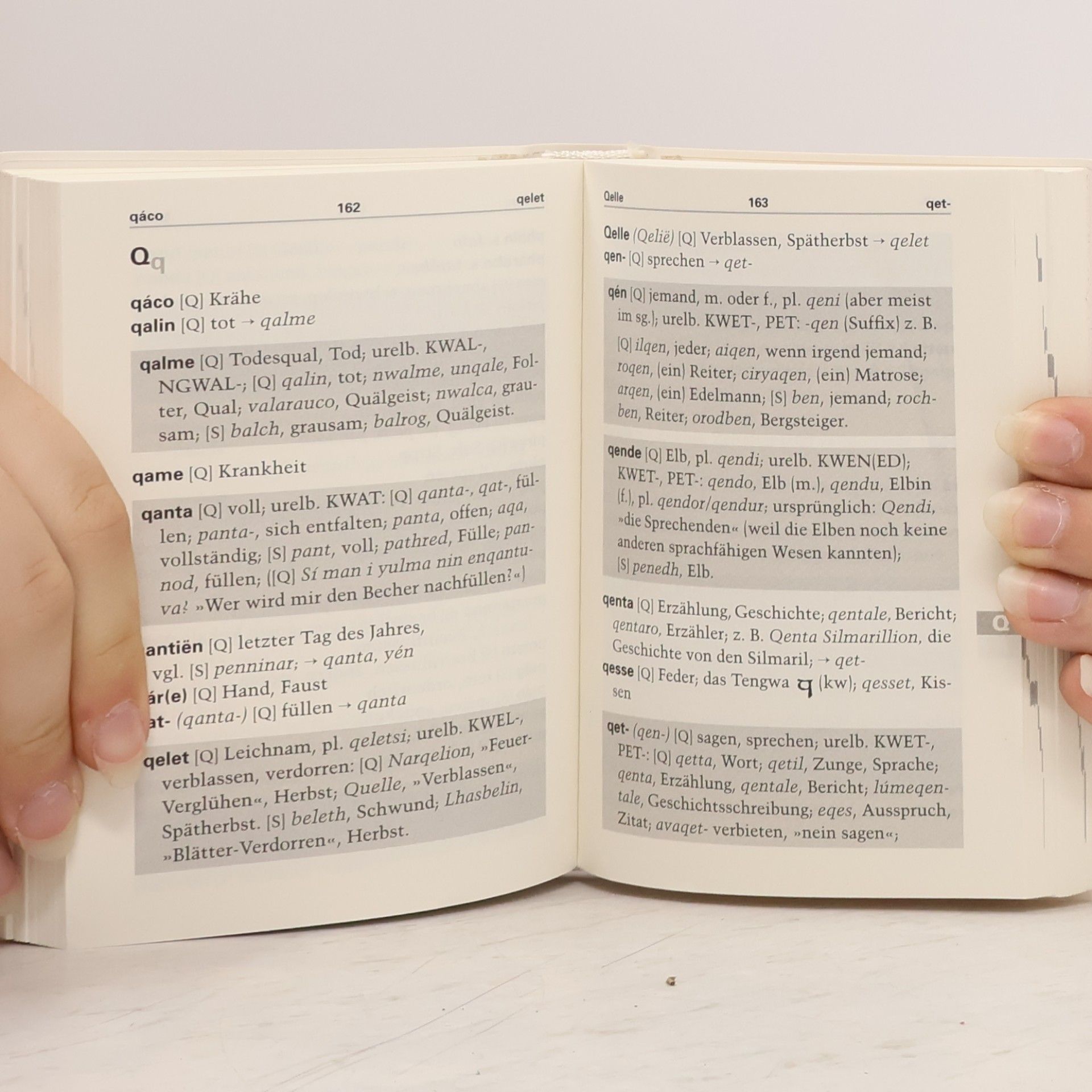 Wolfgang Krege Elbisches Wörterbuch Quenya und Sindarin