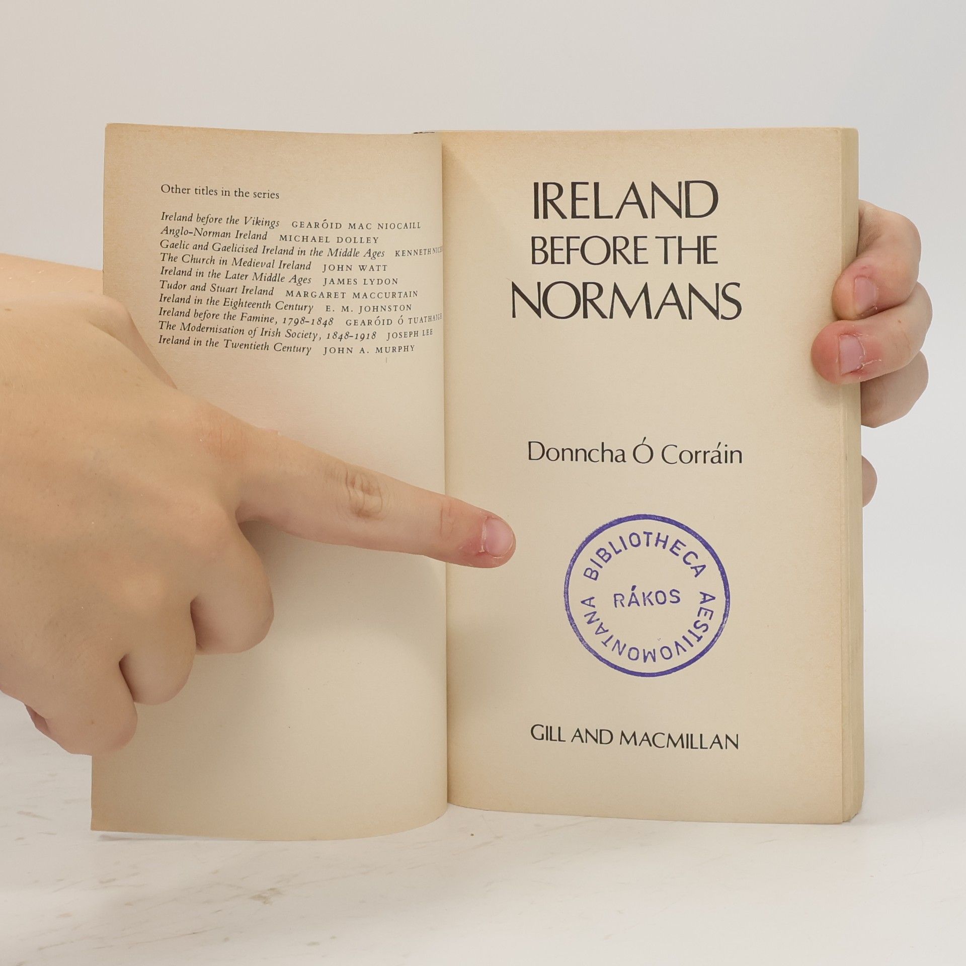 Donncha Ó Corráin Ireland before the Normans