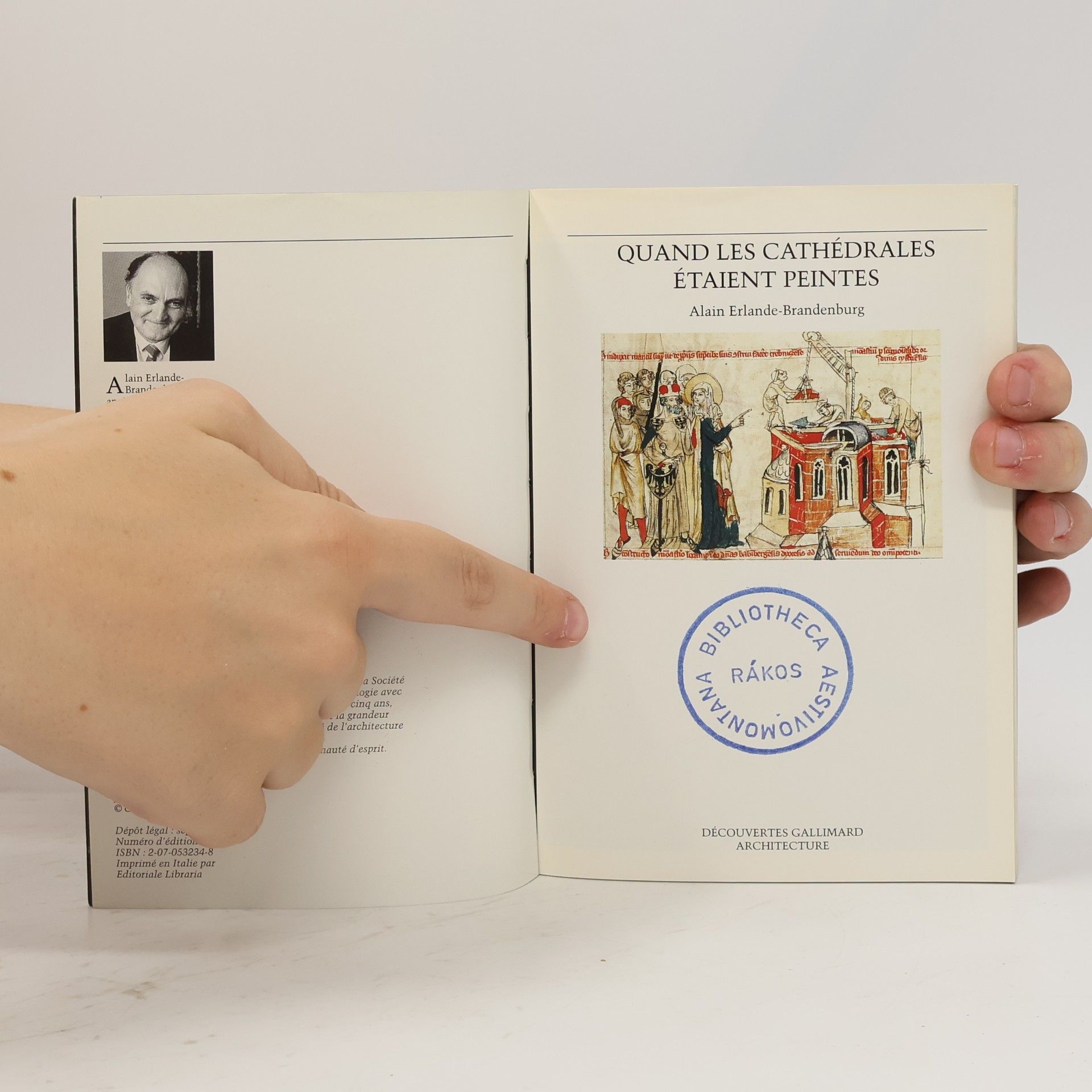 Alain Erlande-Brandenburg Quand les cathédrales étaient peintes