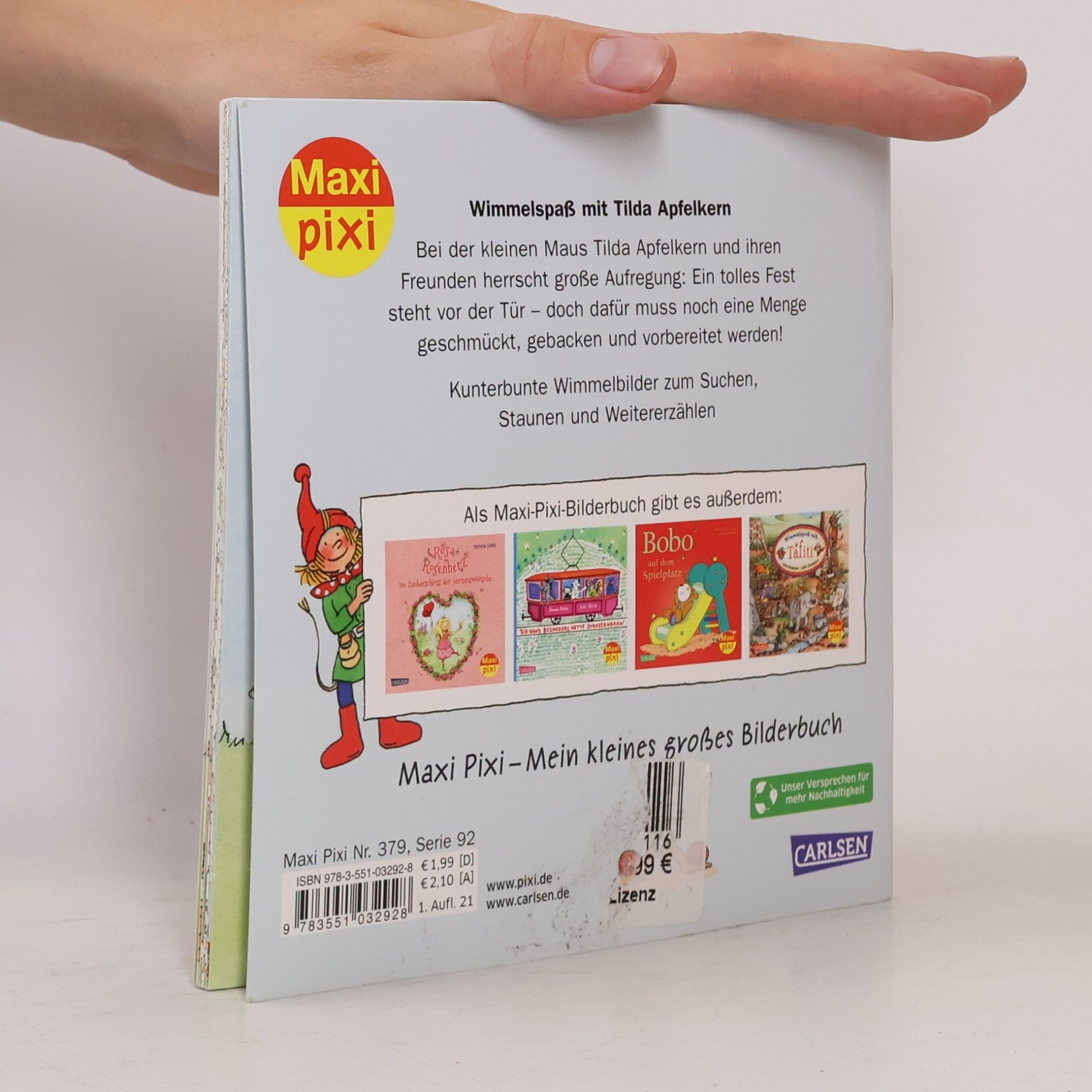 Andreas H. Schmachtl Maxi Pixi 379: Wimmelspaß mit Tilda Apfelkern