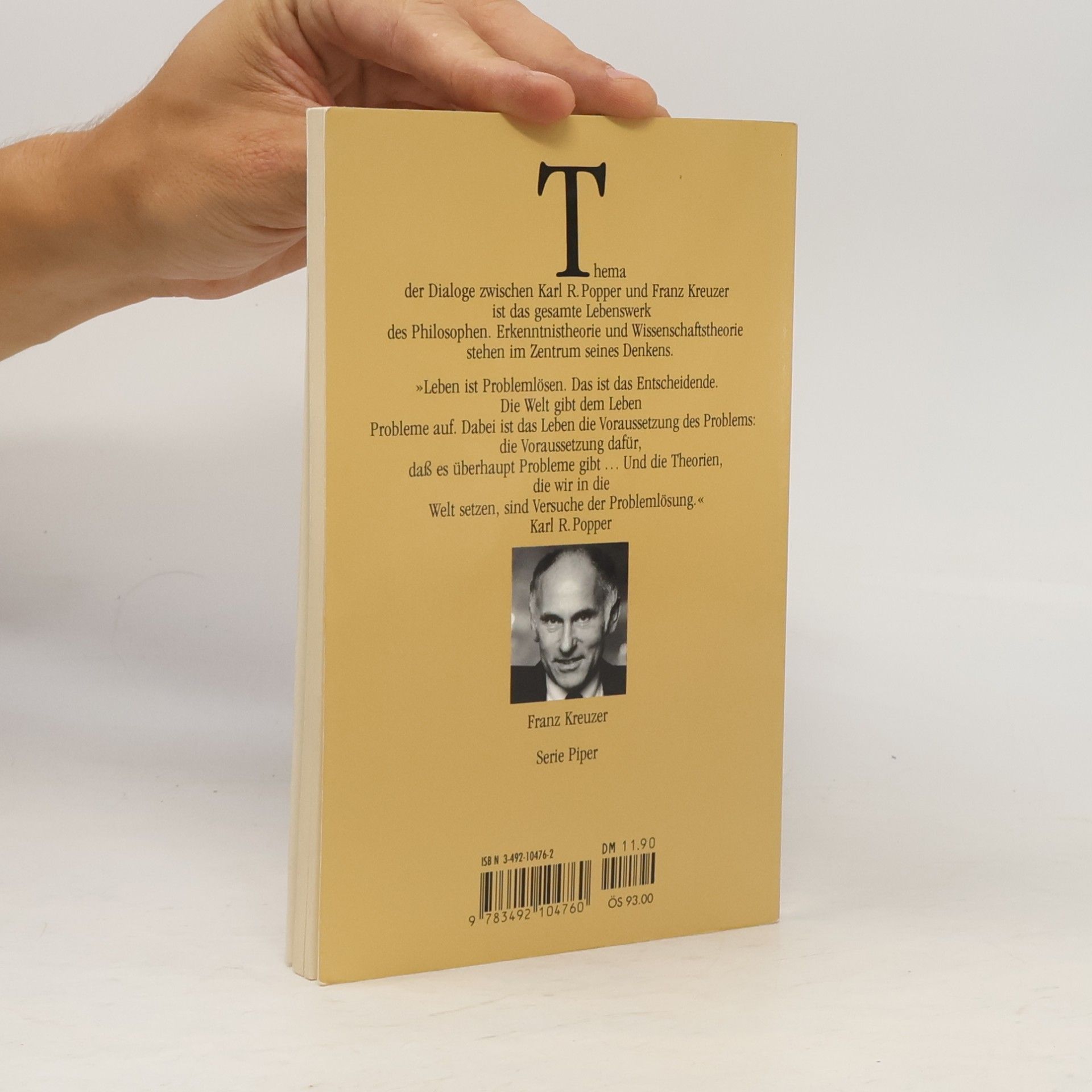Karl Raimund Popper Offene Gesellschaft - offenes Universum