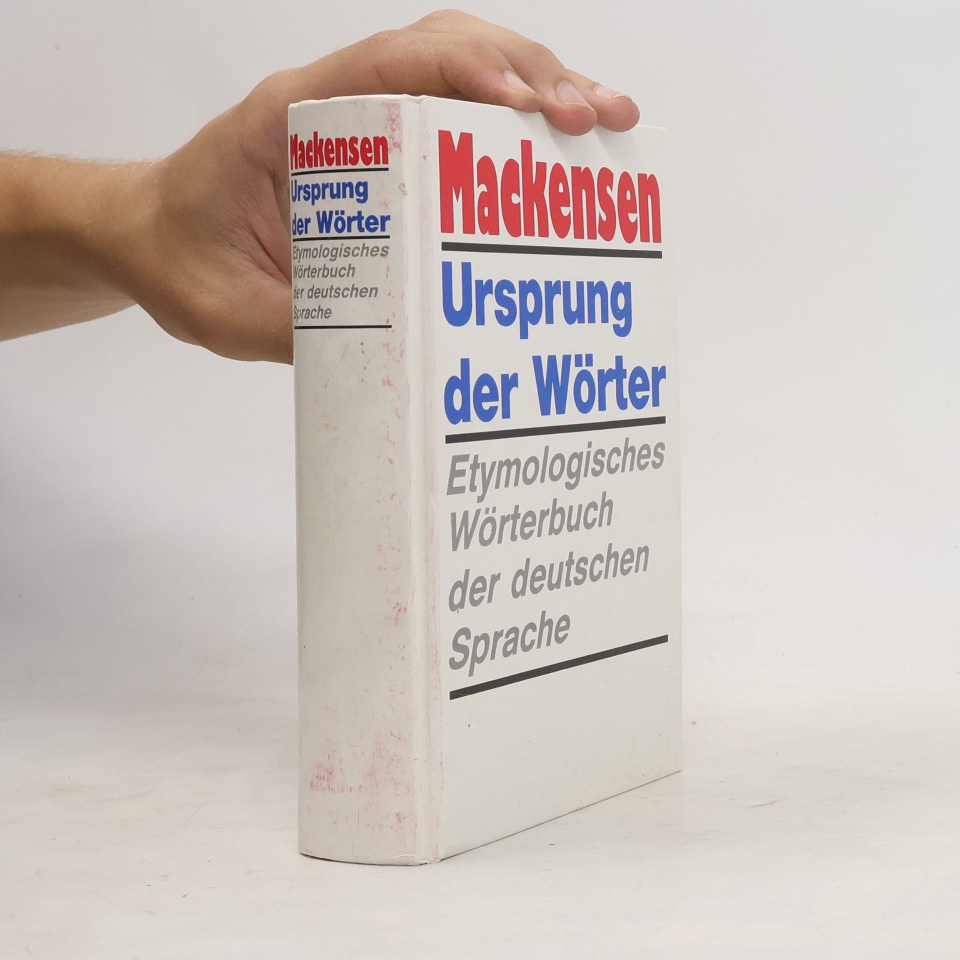 Lutz Mackensen Ursprung der Wörter