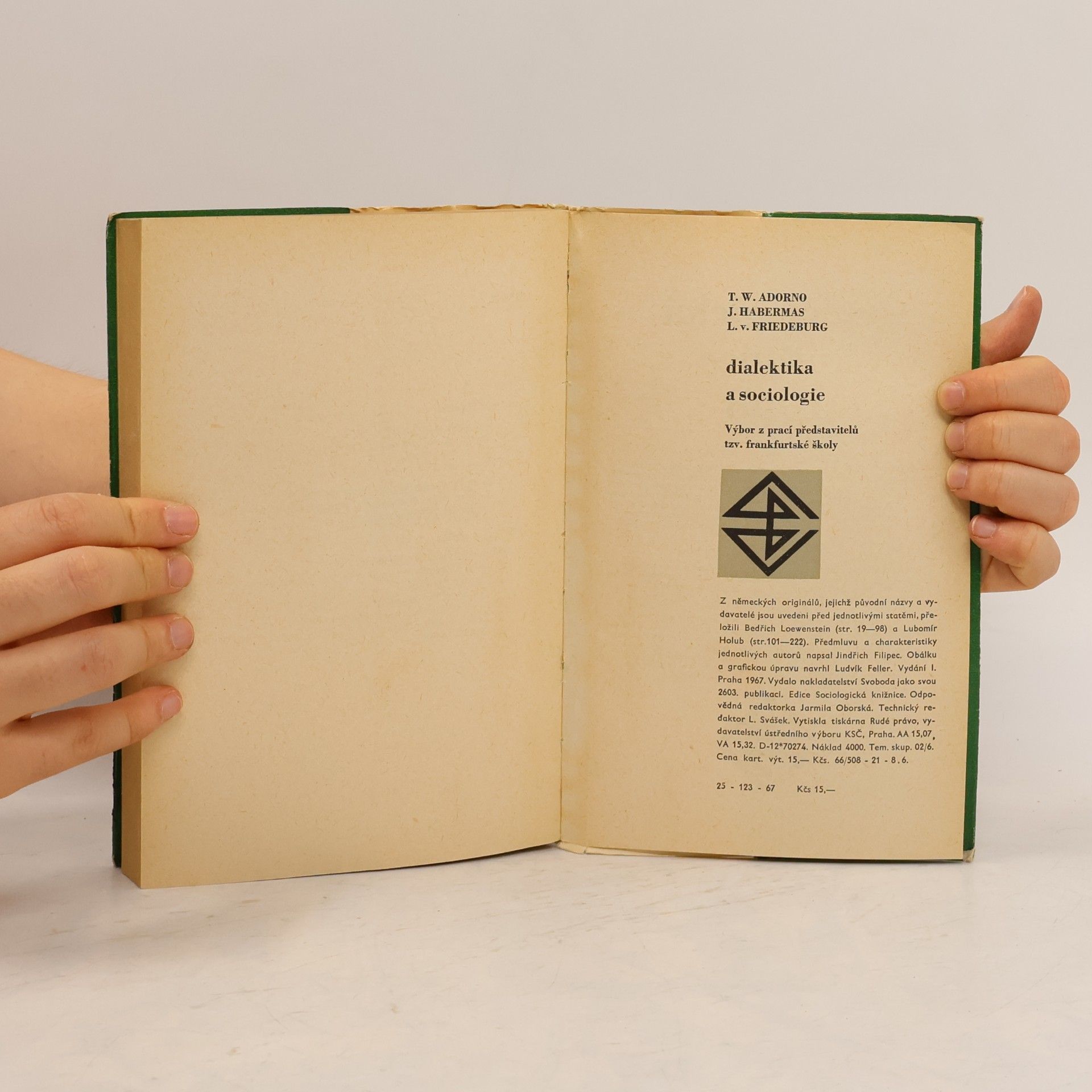 Theodor W. Adorno Dialektika a sociologie