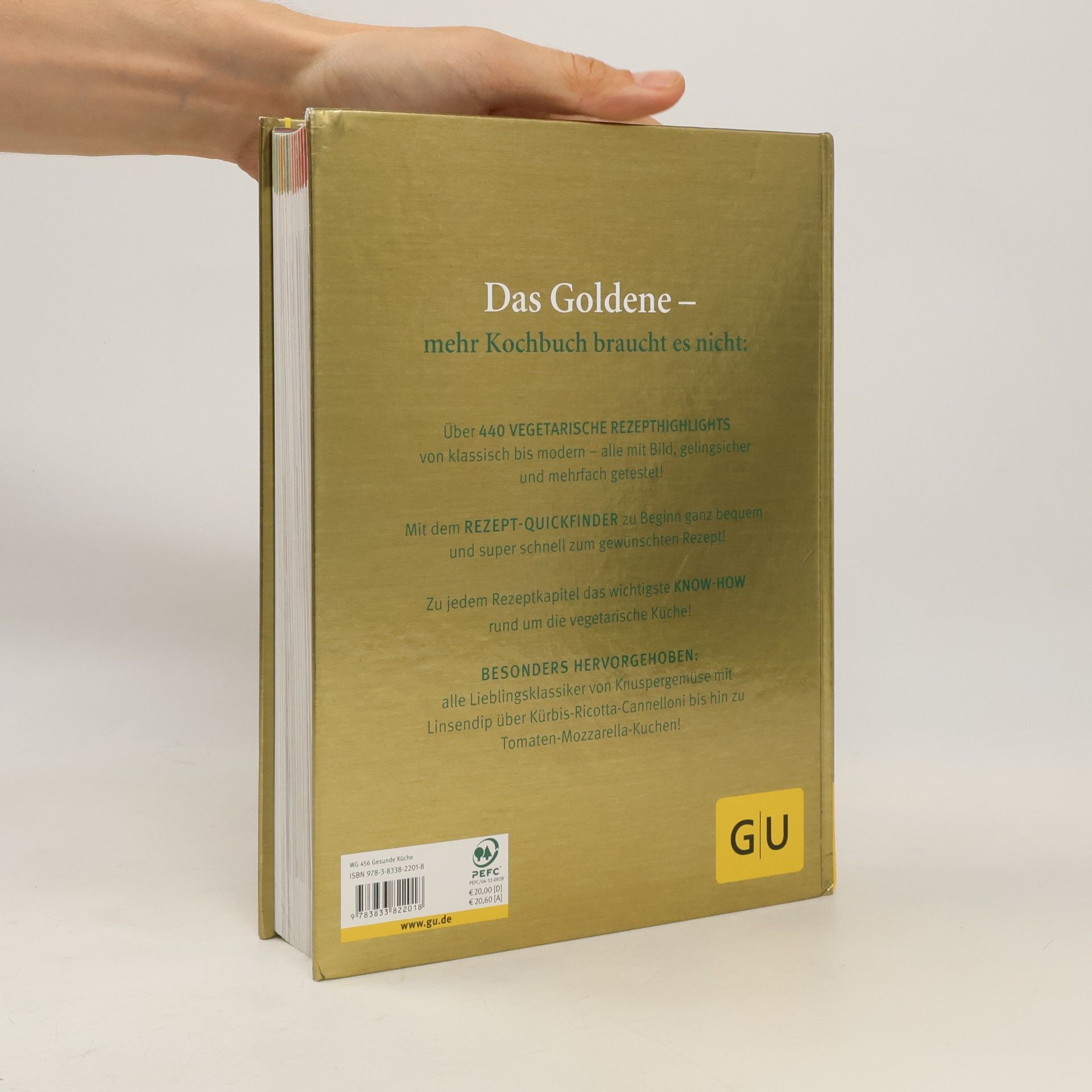 Collectif d'auteurs Vegetarisch! das Goldene von GU; Rezepte zum Glänzen und Geniessen
