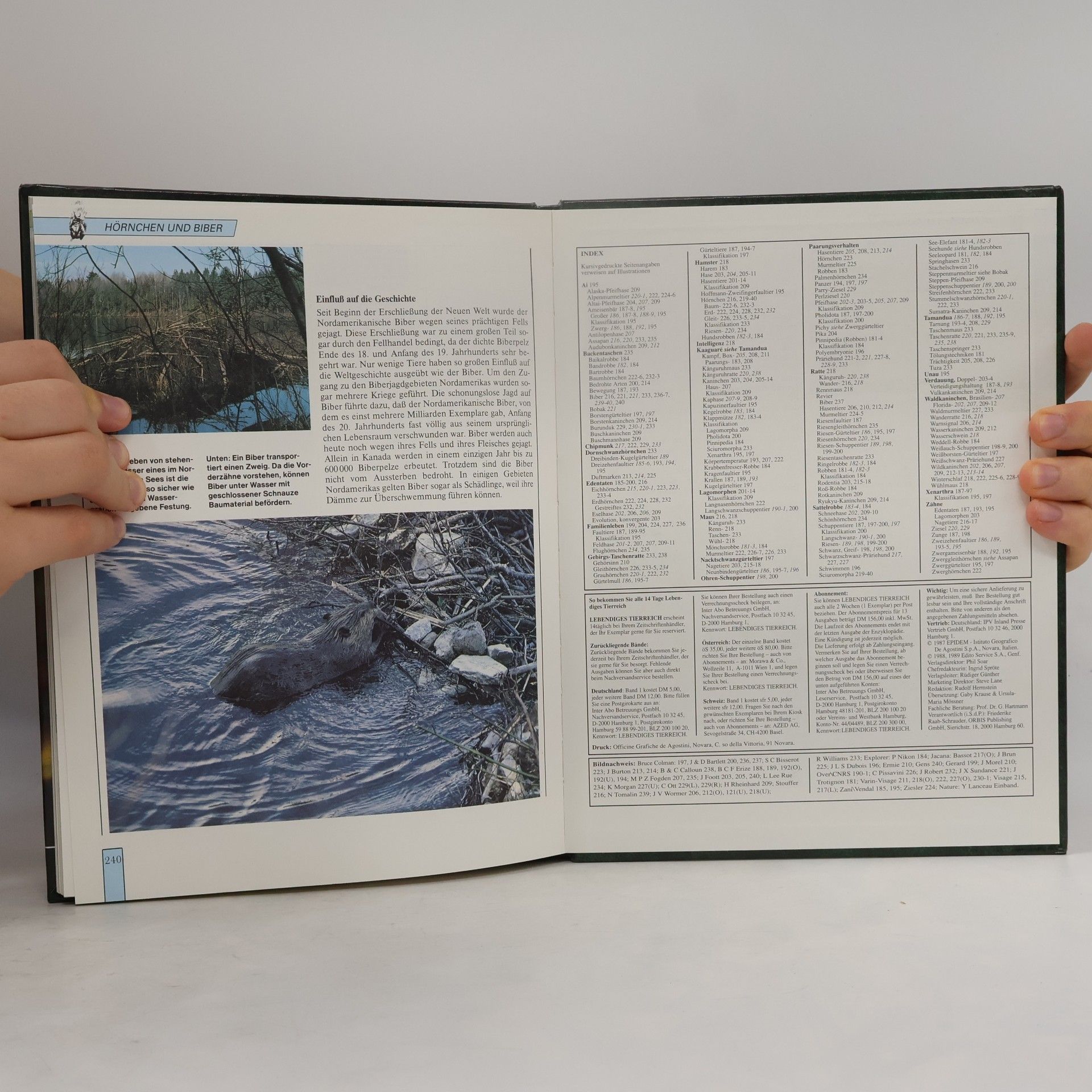 Various authors Lebendiges Tierreich. Die Neue Enzyklopadie in Farbe. Band 4