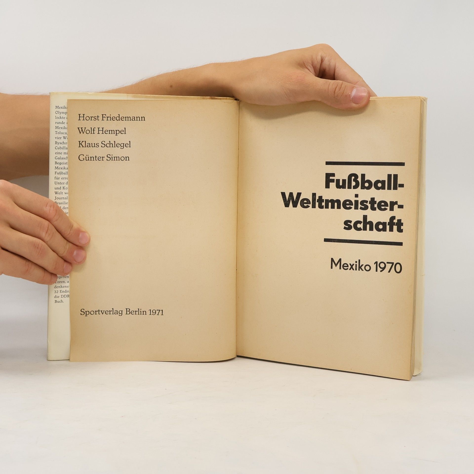 Collectif d'auteurs Fußball-Weltmeisterschaft Mexiko 1970