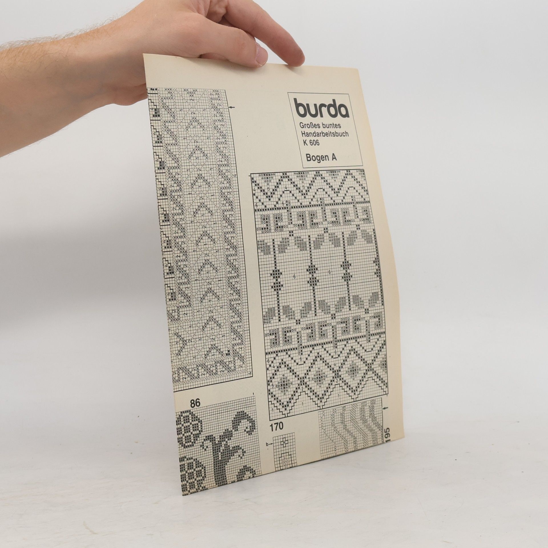 Autores varios Großes buntes Handarbeitsbuch K 606 Bogen A