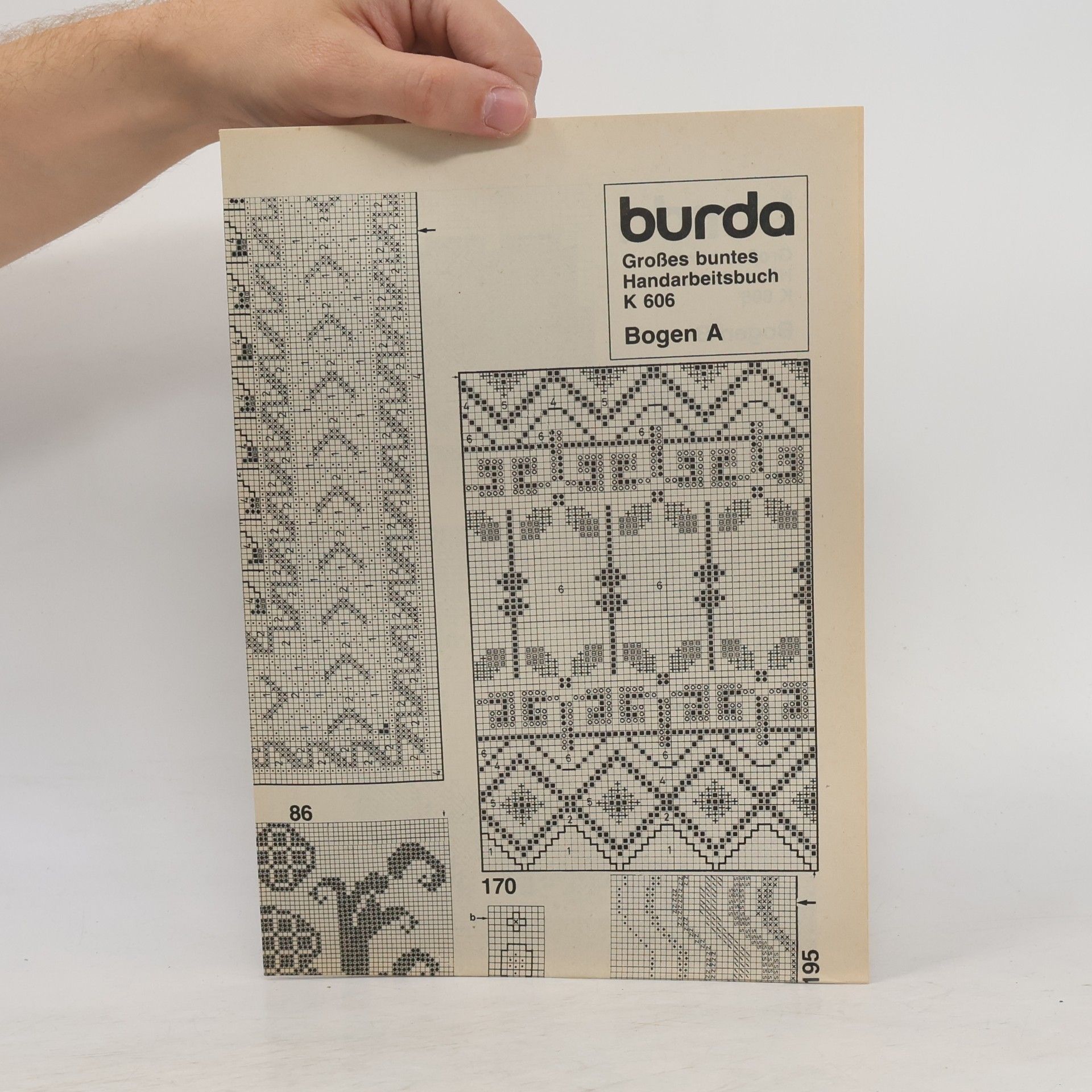 Autores varios Großes buntes Handarbeitsbuch K 606 Bogen A