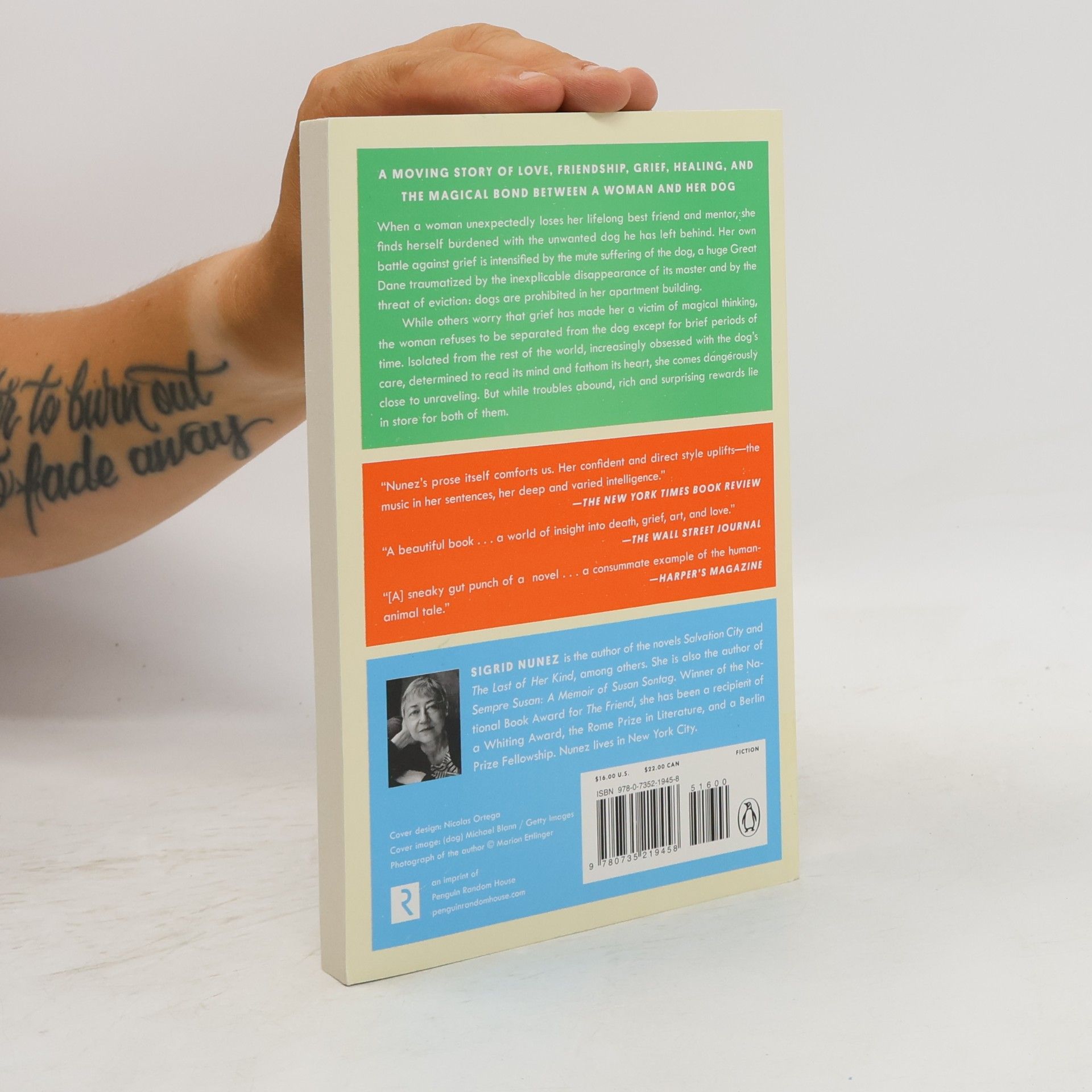 Sigrid Nunez The Friend (National Book Award Winner)