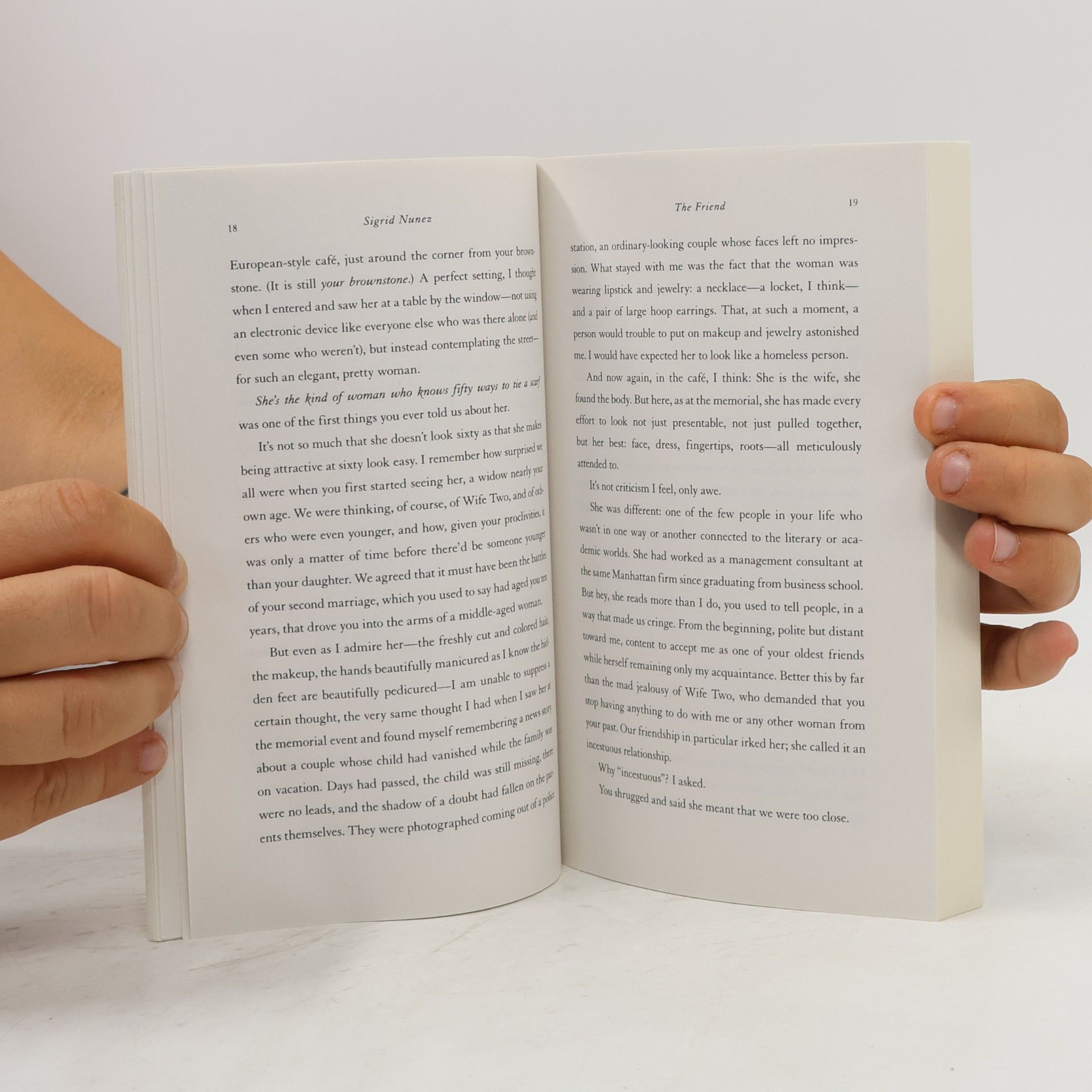 Sigrid Nunez The Friend (National Book Award Winner)