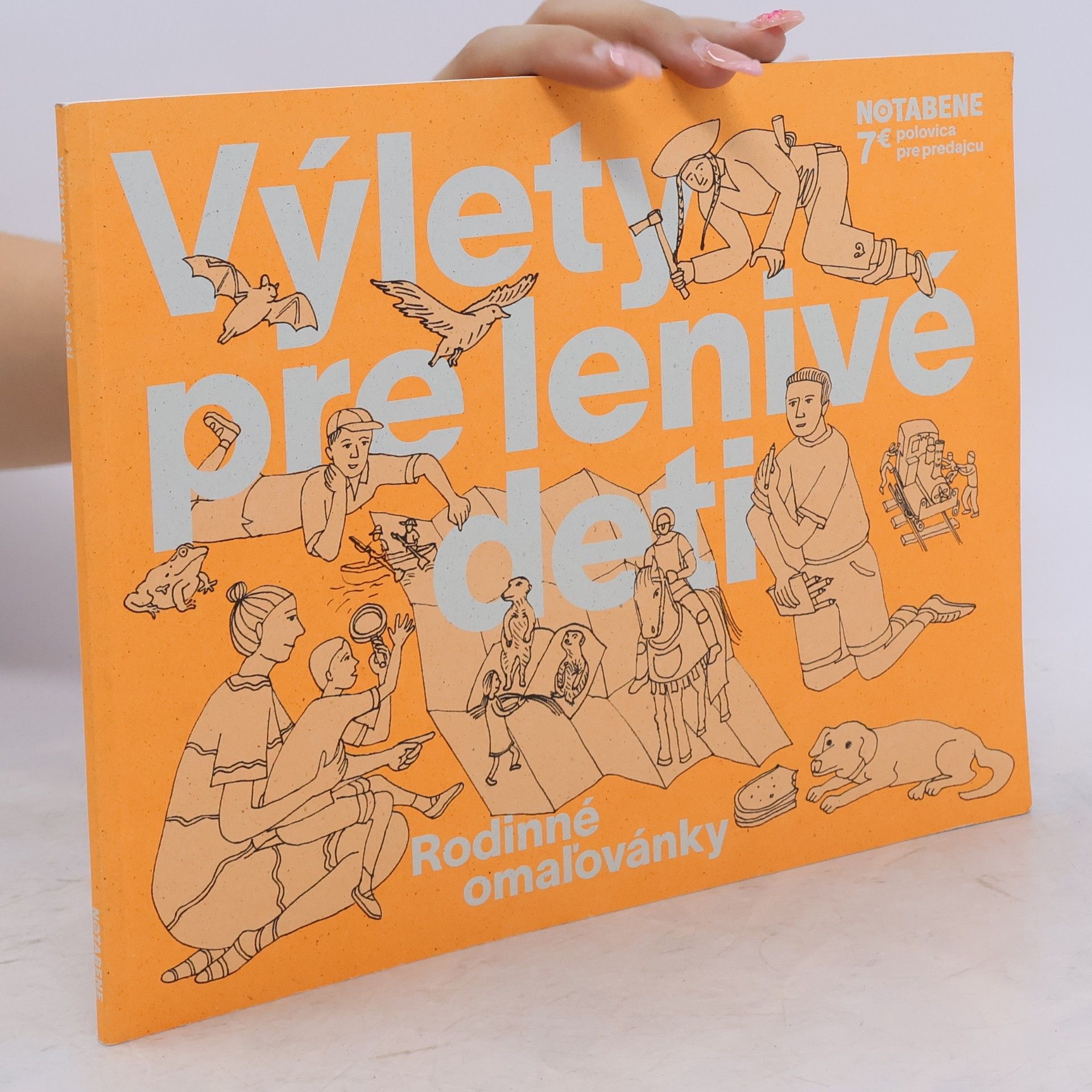 Rodinné omaľovánky Výlety pre lenivé deti