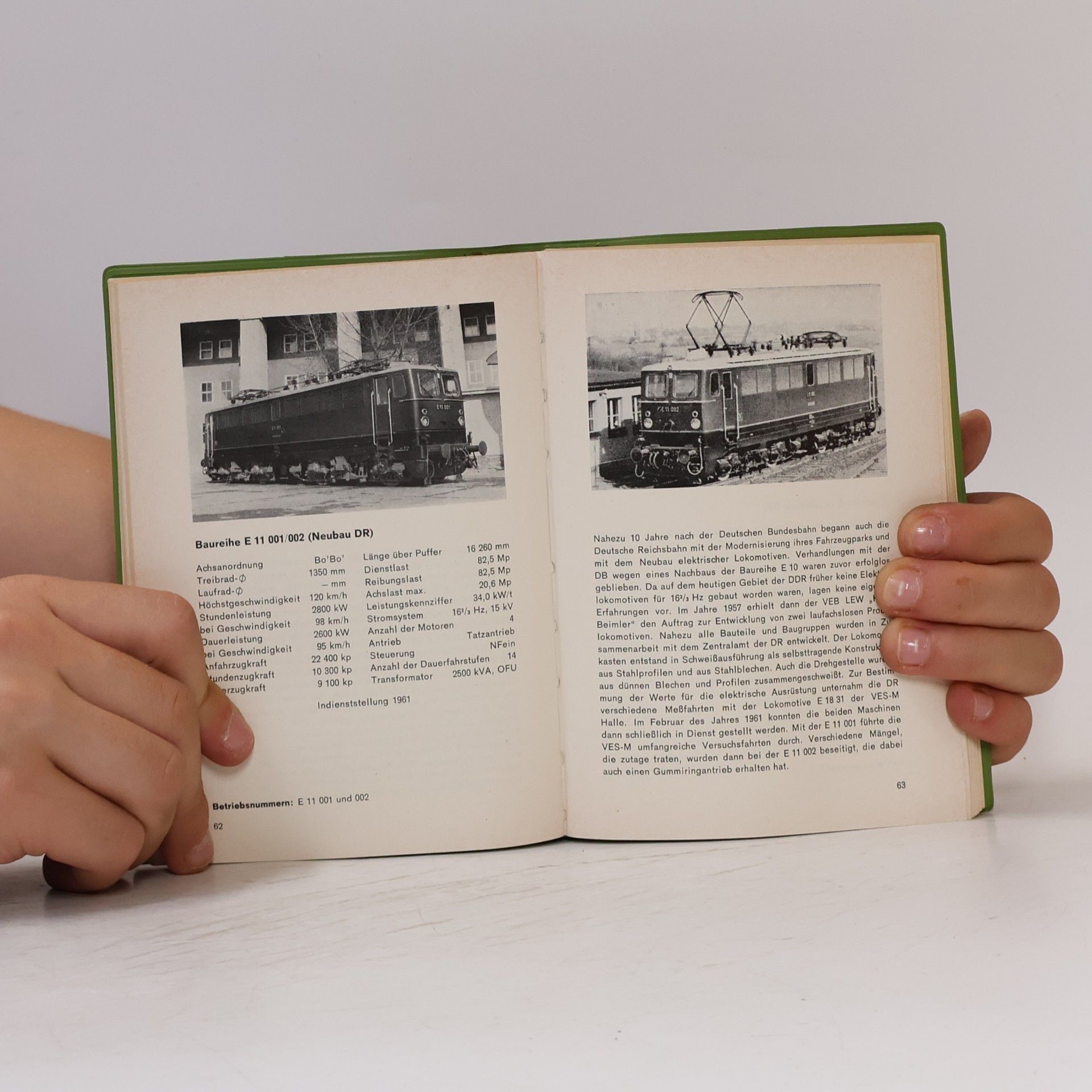 Horst Joachim Obermayer Taschenbuch deutsche Elektrolokomotiven