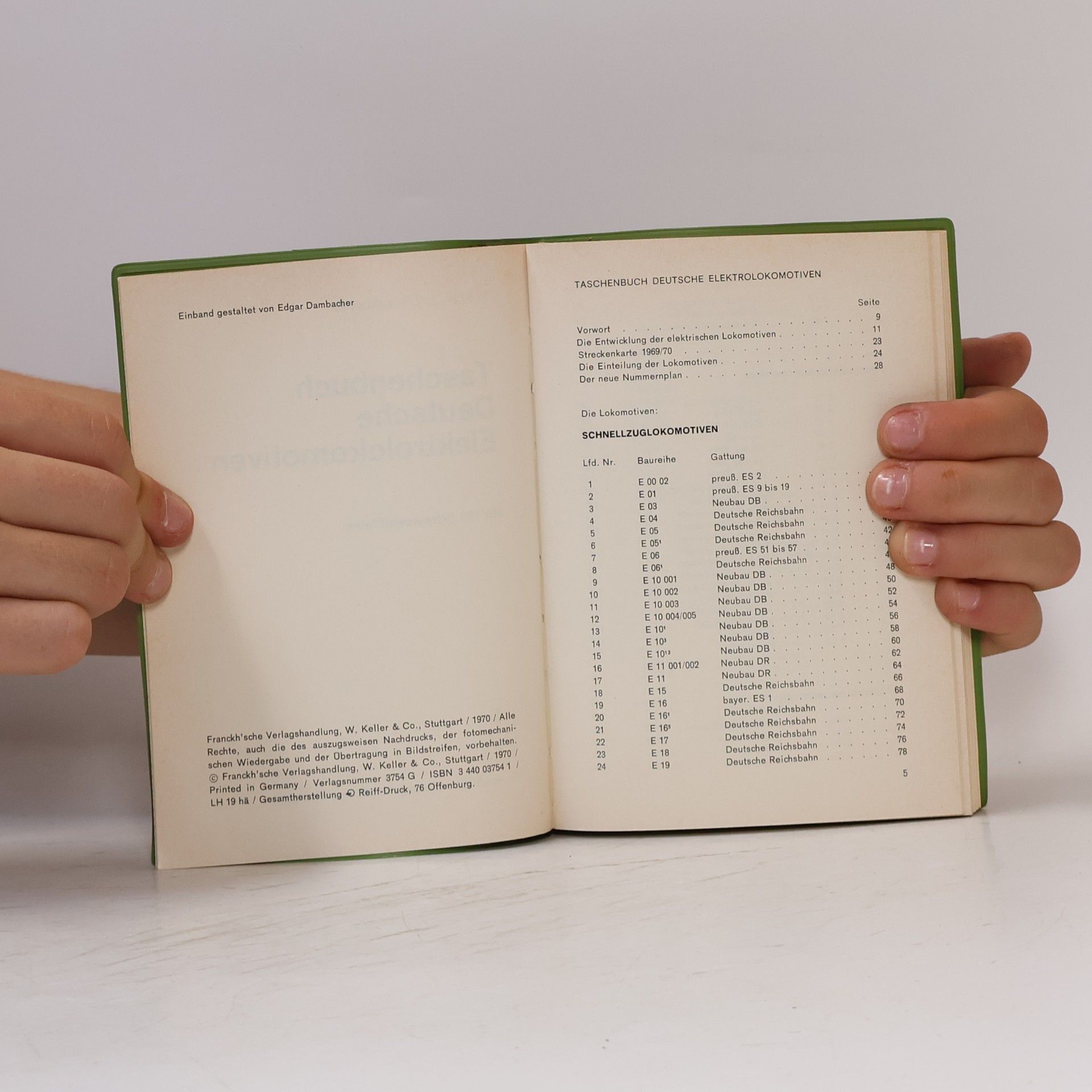 Horst Joachim Obermayer Taschenbuch deutsche Elektrolokomotiven