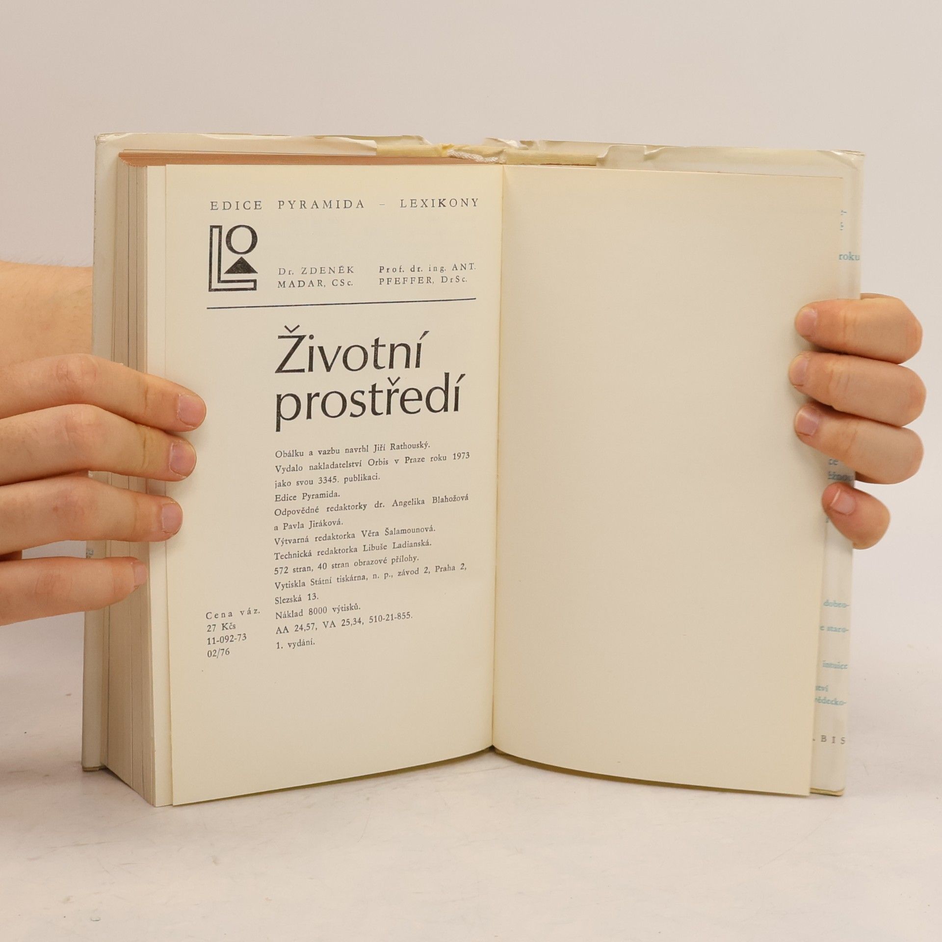 Zdeněk Madar Životní prostředí