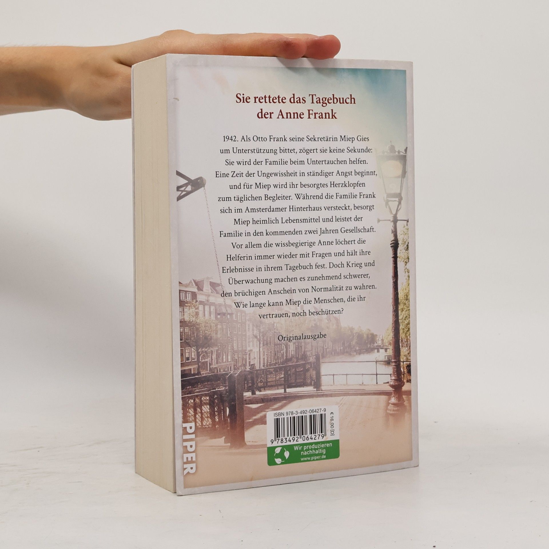 Agnes Imhof Die Kastanien an der Gracht - Miep Gies und das Tagebuch der Anne Frank