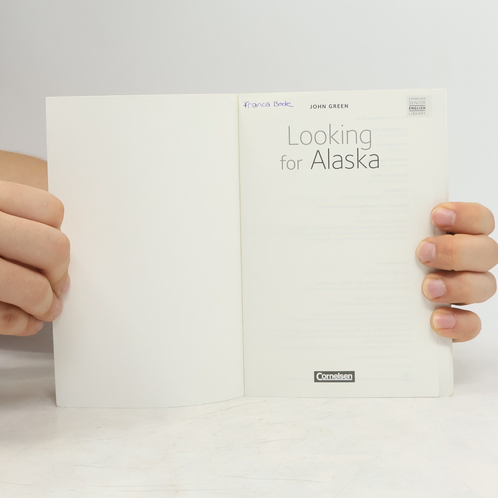 John Green Looking for Alaska