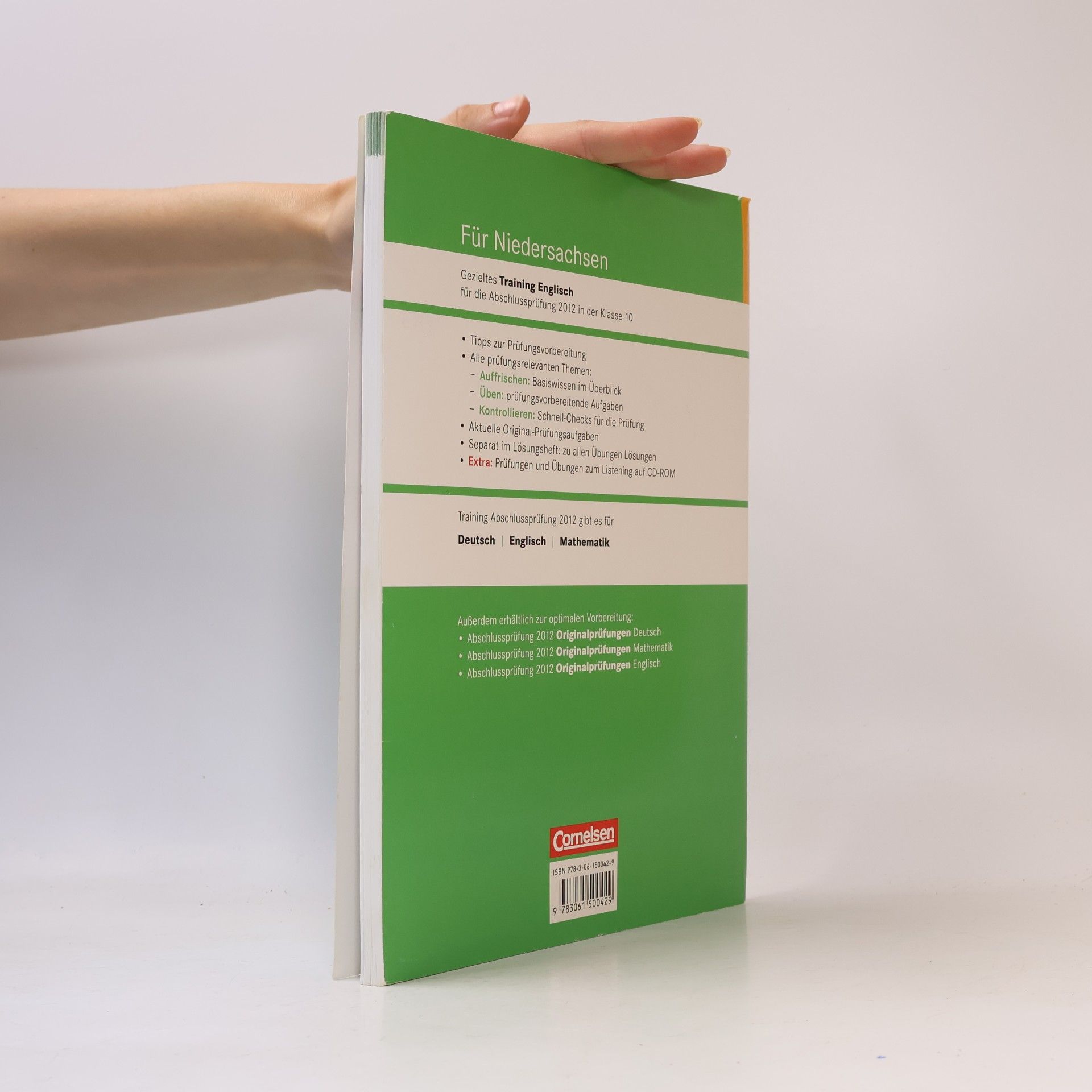 Monika Bremicker Abschlussprüfung Englisch: Training. Niedersachsen - Realschule 2013. 10. Schuljahr. Arbeitsheft mit separatem Lösungsheft, (inkl. CD)