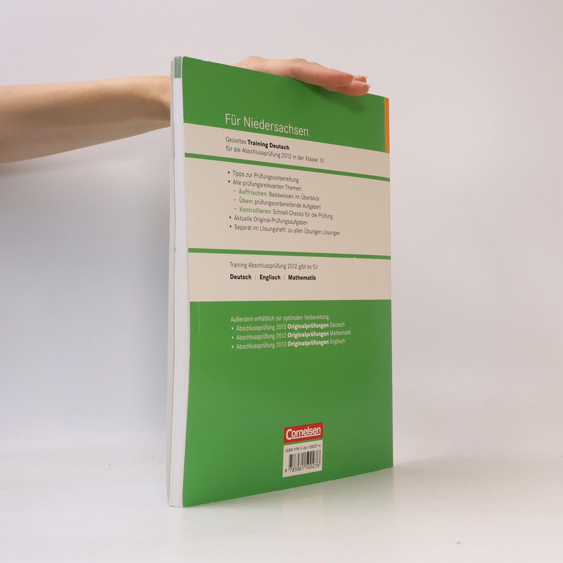Evelyn Jasc Dietmar Karau Ricardo John Abschlußprüfung Mathematik Training Niedersachsen Realschule 2012