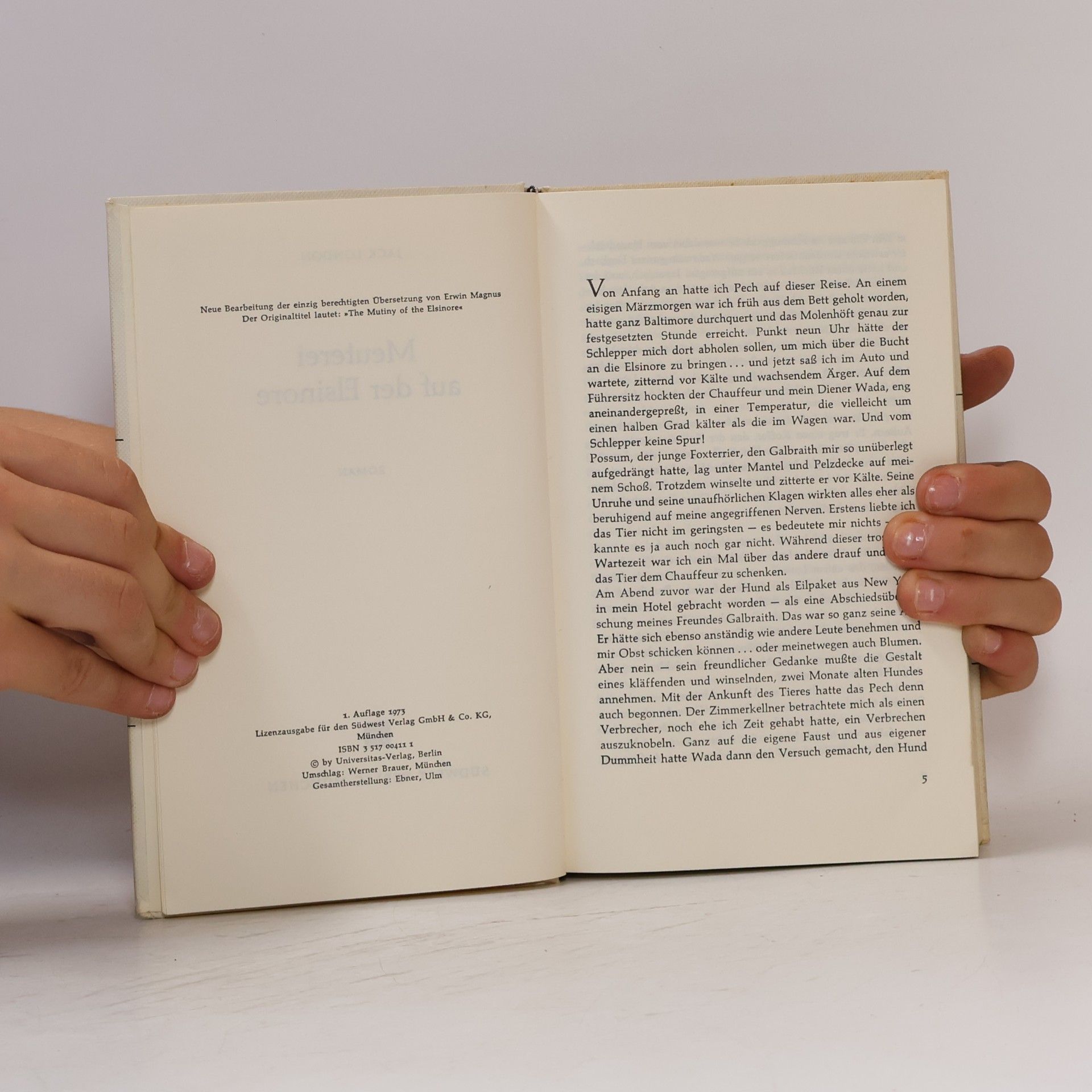 Jack London Meuterei auf der Elsinore