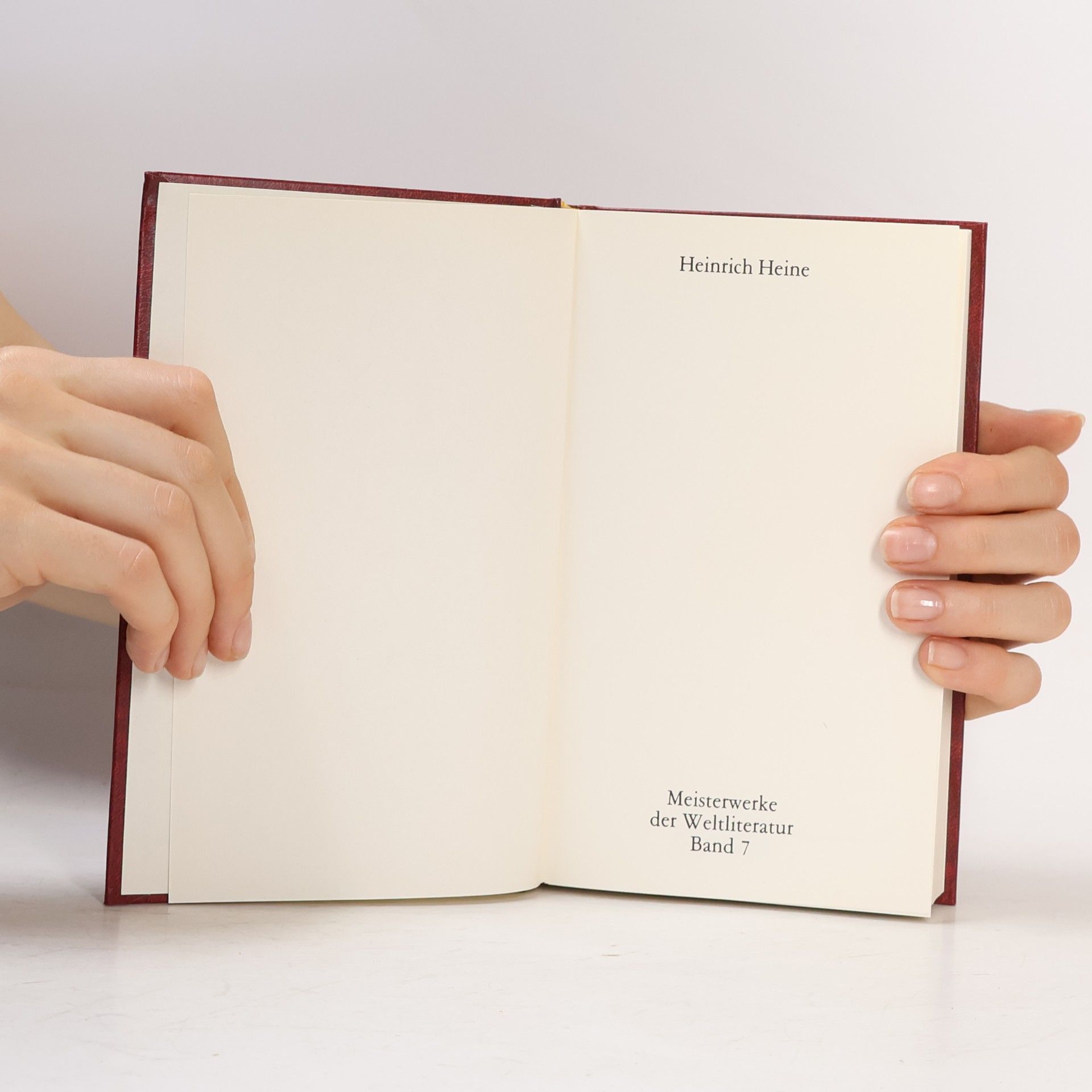 Heinrich Heine Buch der Lieder. Deutschland, ein Wintermärchen