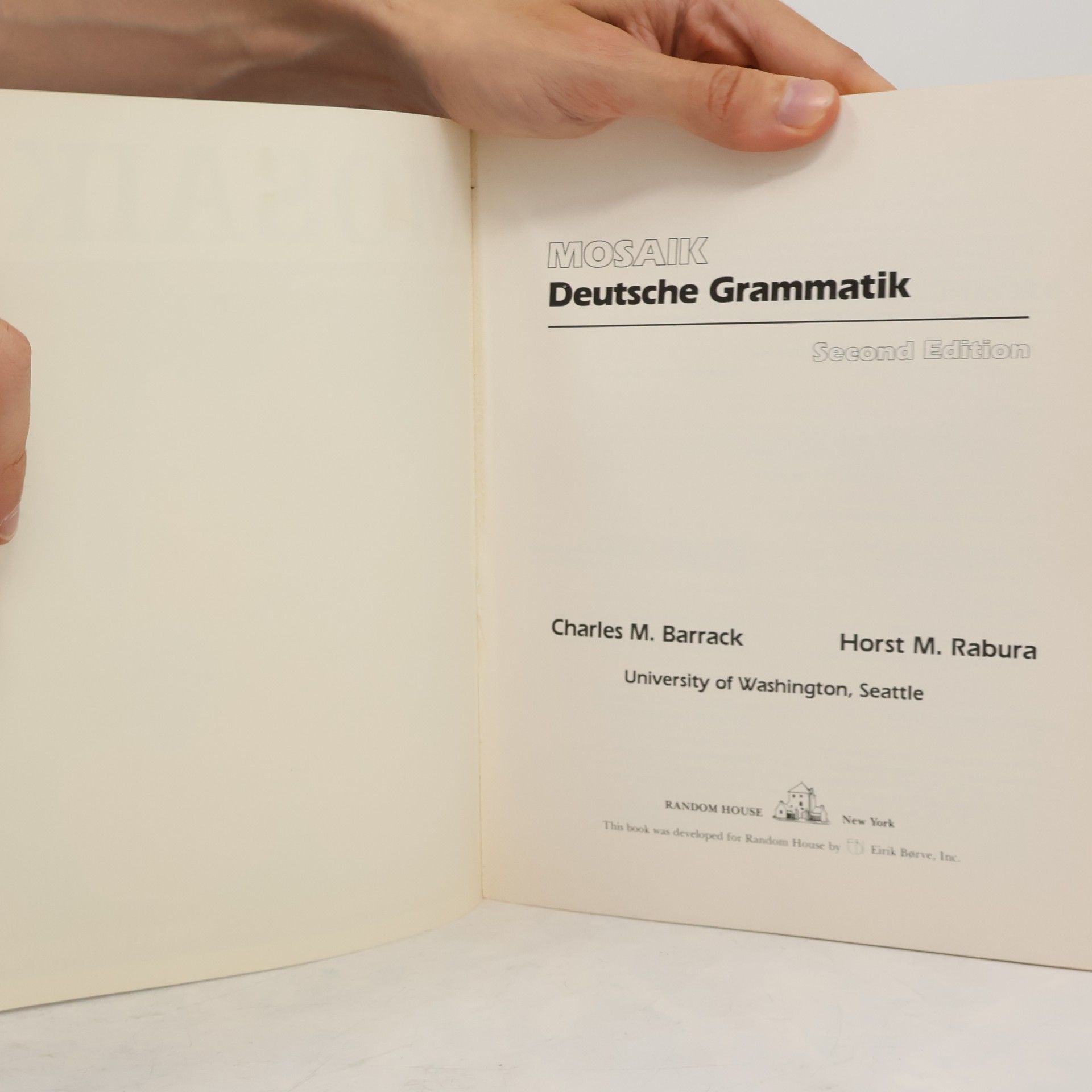 Charles M. Barrack Mosaik Deutsche Grammatik