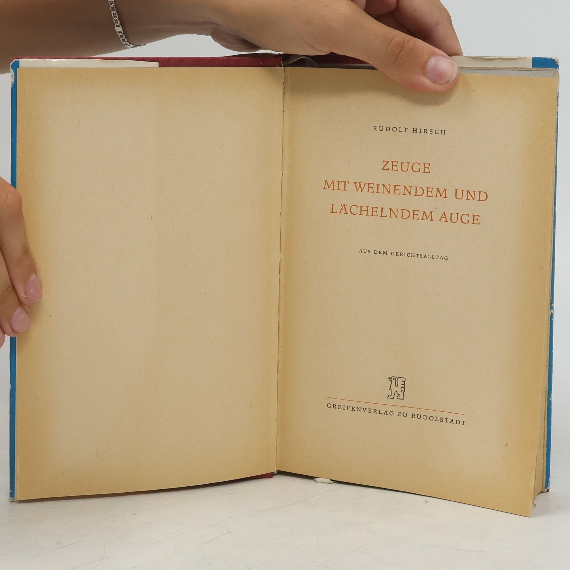 Autorenkollektiv Kirsch Zeuge mit Weinendem und Lächelndem Auge