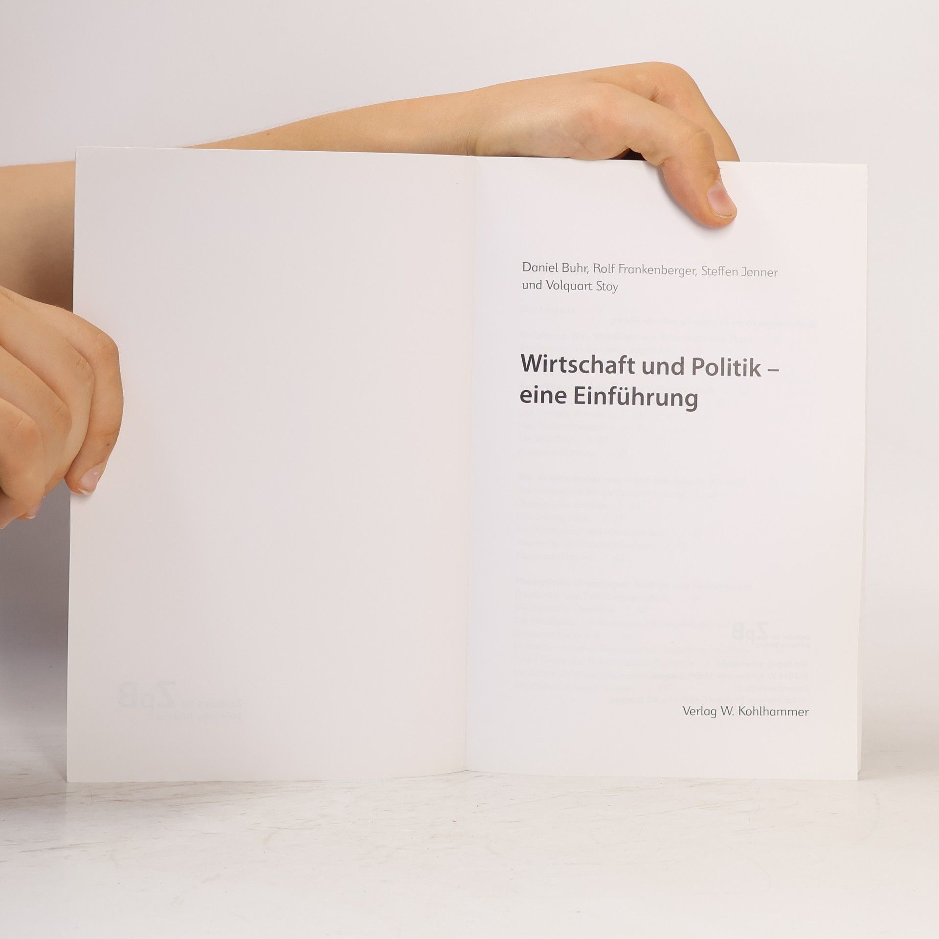 Rolf Frankenberger Wirtschaft und Politik – eine Einführung