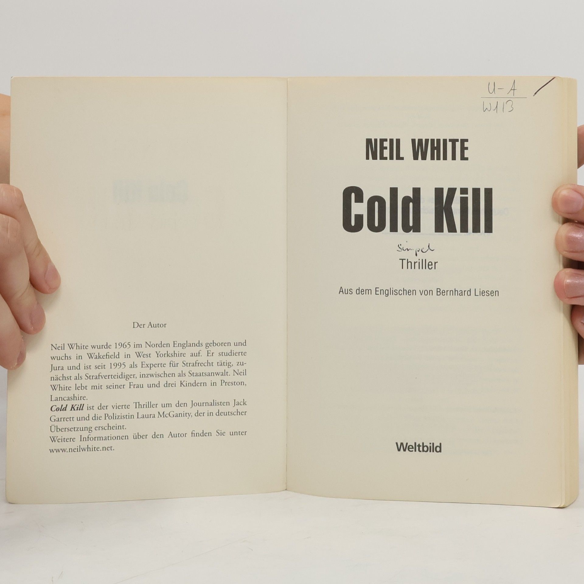 Neil White Cold Kill