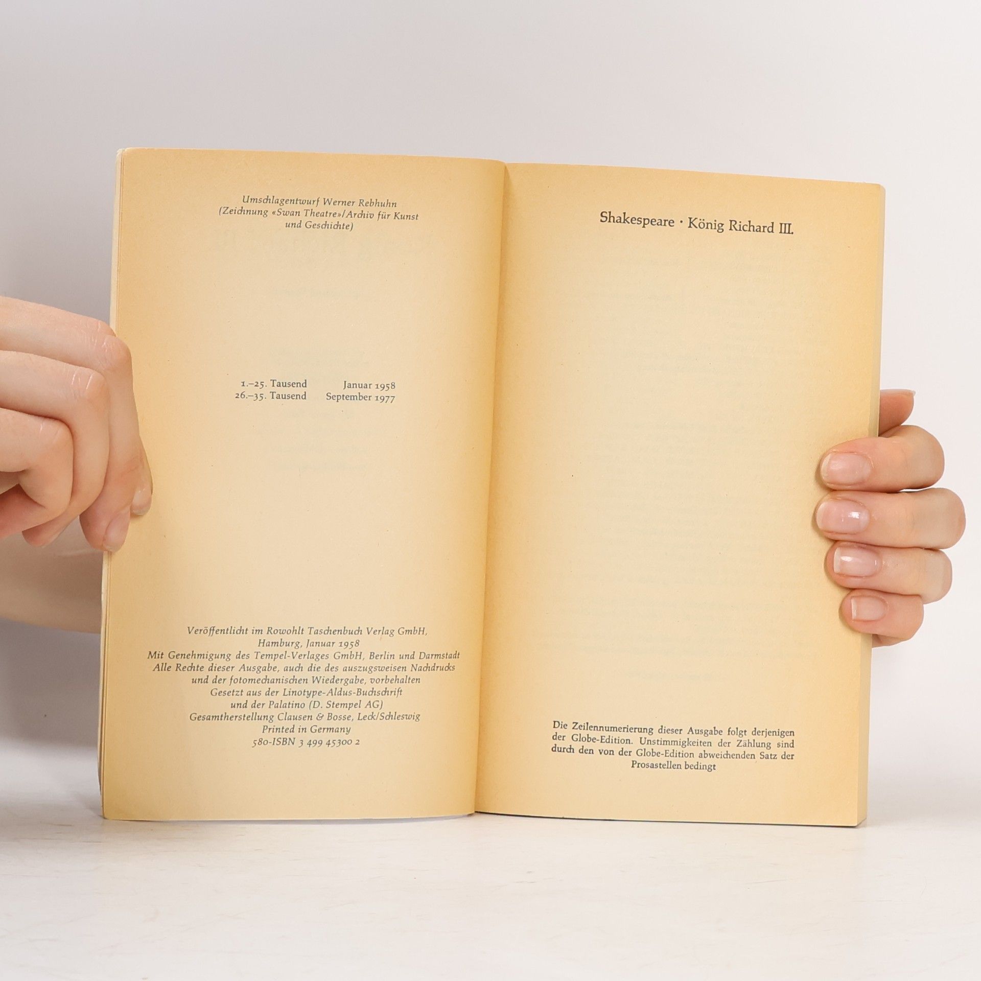 Shakespeare Richard III. Englisch und Deutsch