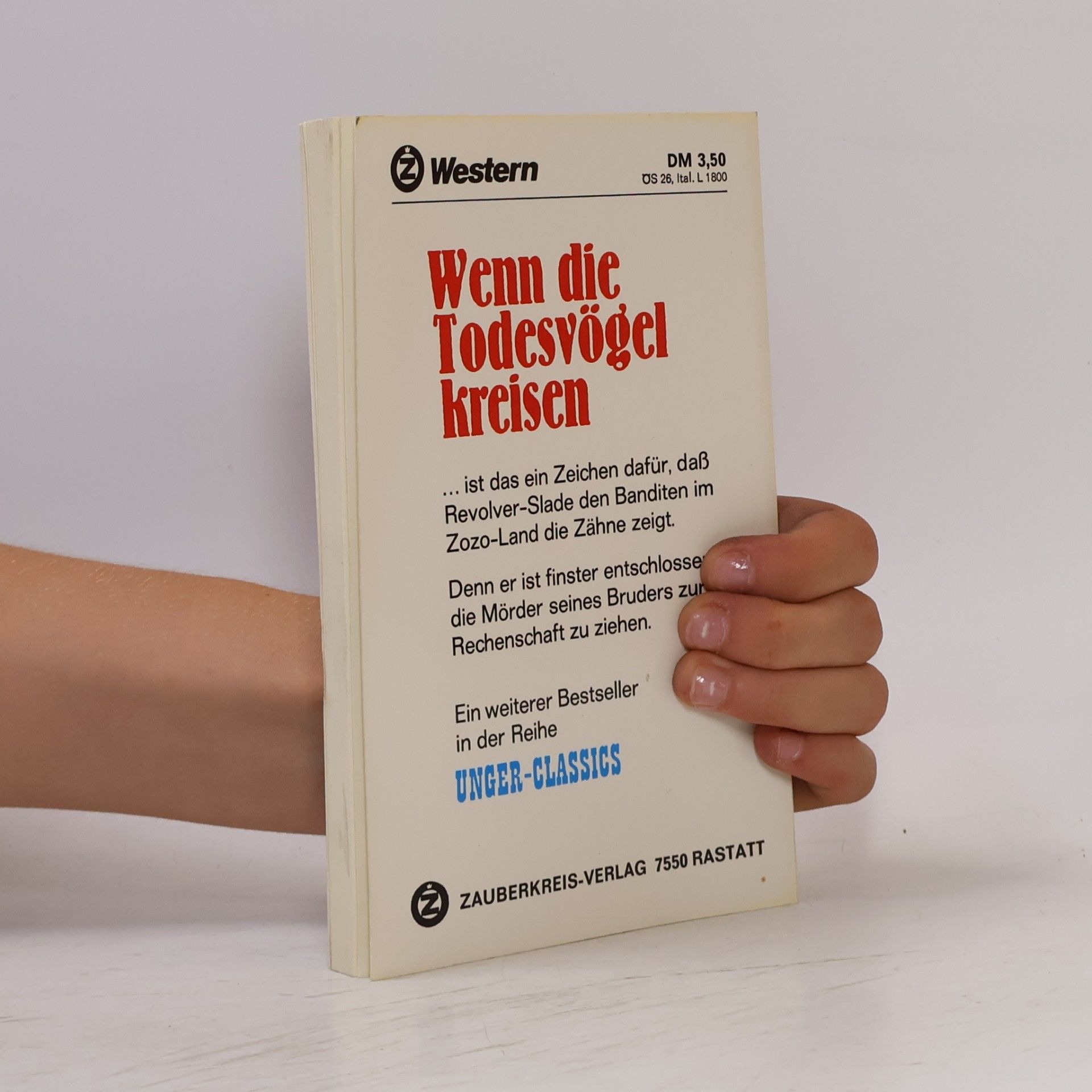 G. F. Unger Wenn die Todesvögel kreisen