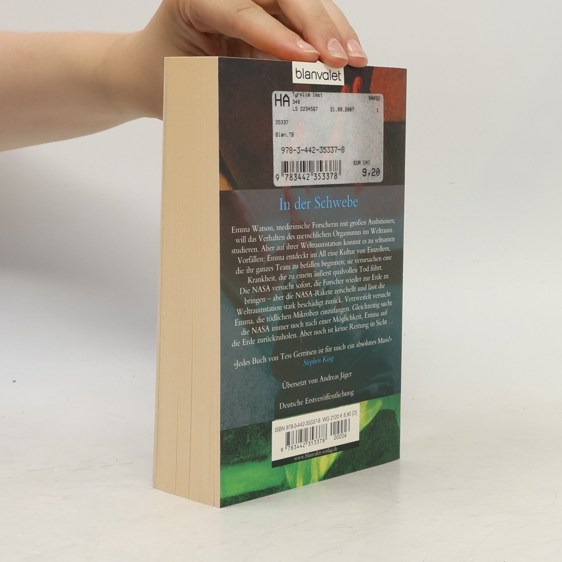 Tess Gerritsen In der Schwebe