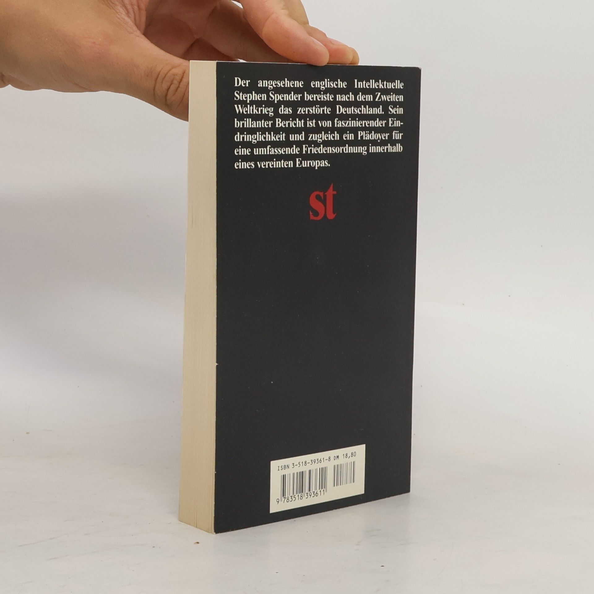 Stephen Spender Deutschland in Ruinen
