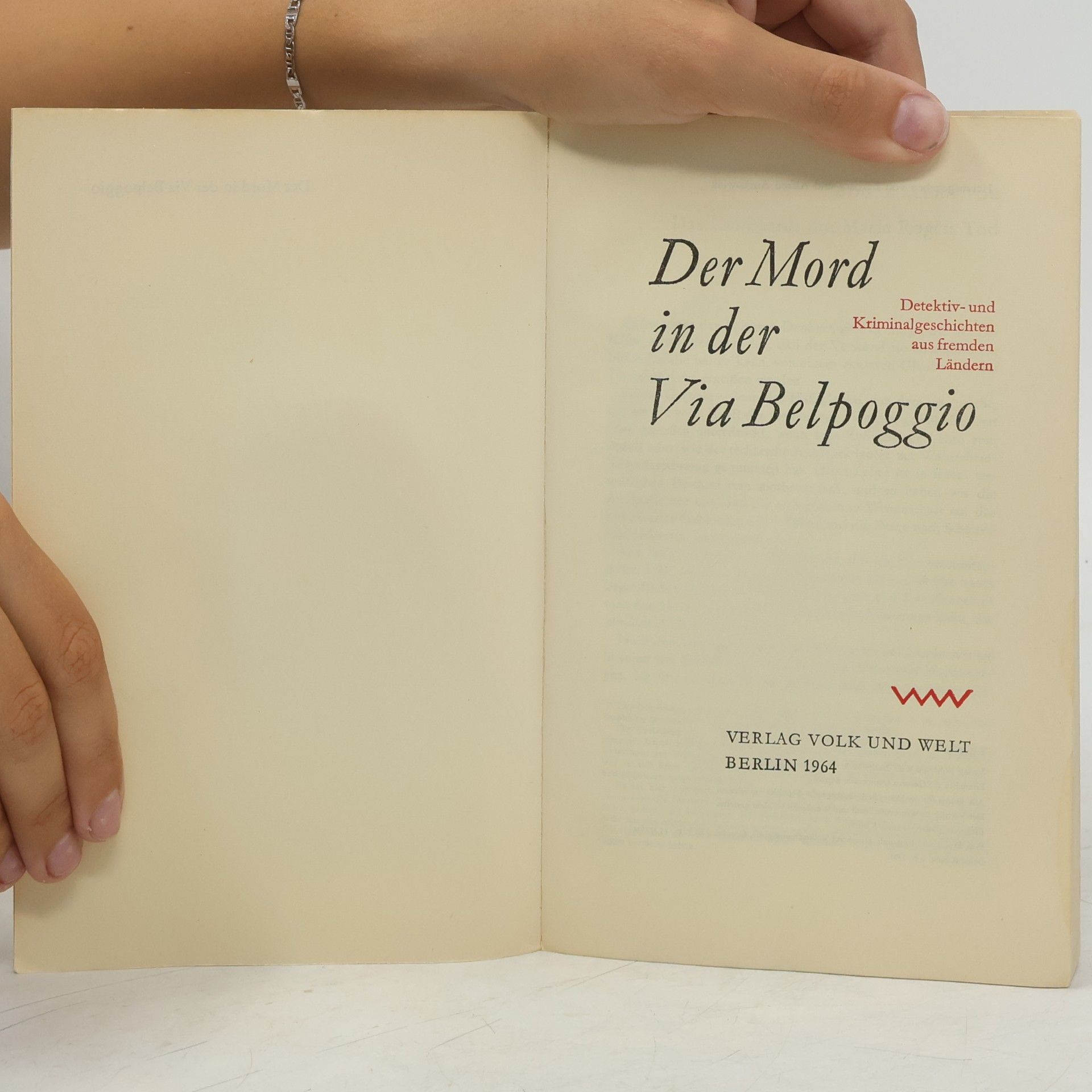 Various authors Der Mord in der Via Belpoggio 2